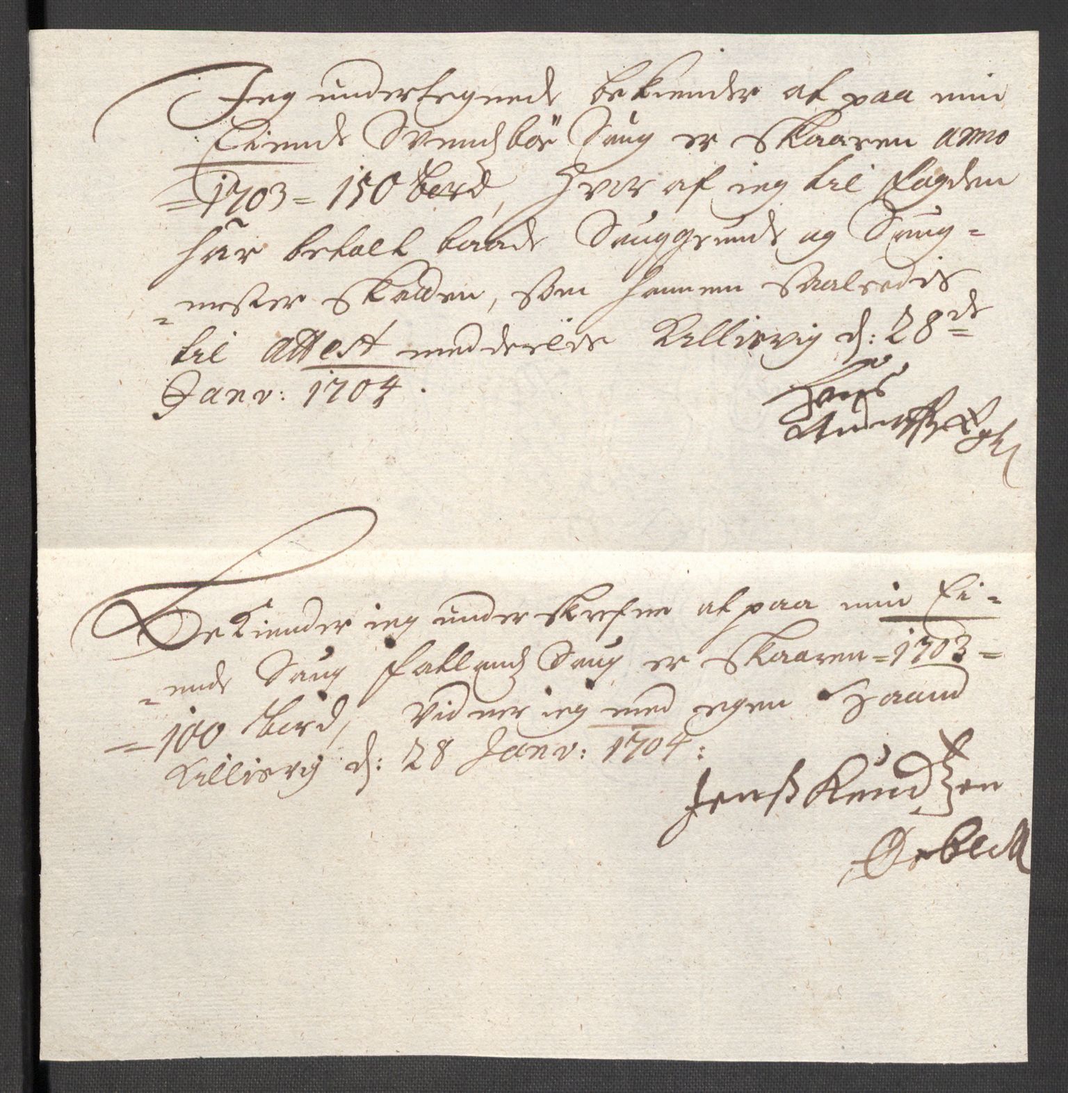 Rentekammeret inntil 1814, Reviderte regnskaper, Fogderegnskap, AV/RA-EA-4092/R48/L2981: Fogderegnskap Sunnhordland og Hardanger, 1703, p. 133