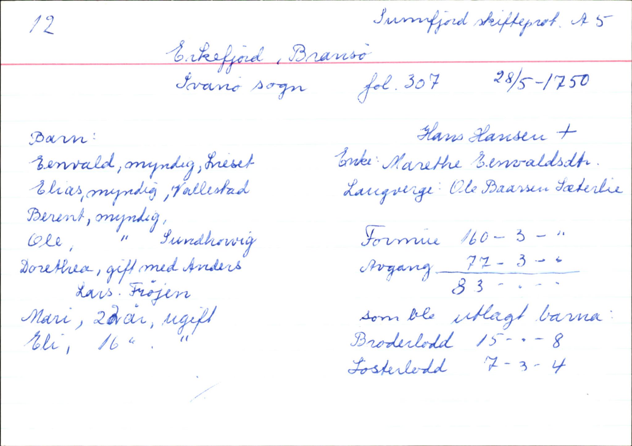 Skiftekort ved Statsarkivet i Bergen, SAB/SKIFTEKORT/003/L0003: Skifteprotokoll nr. 4-5, 1737-1751, p. 541