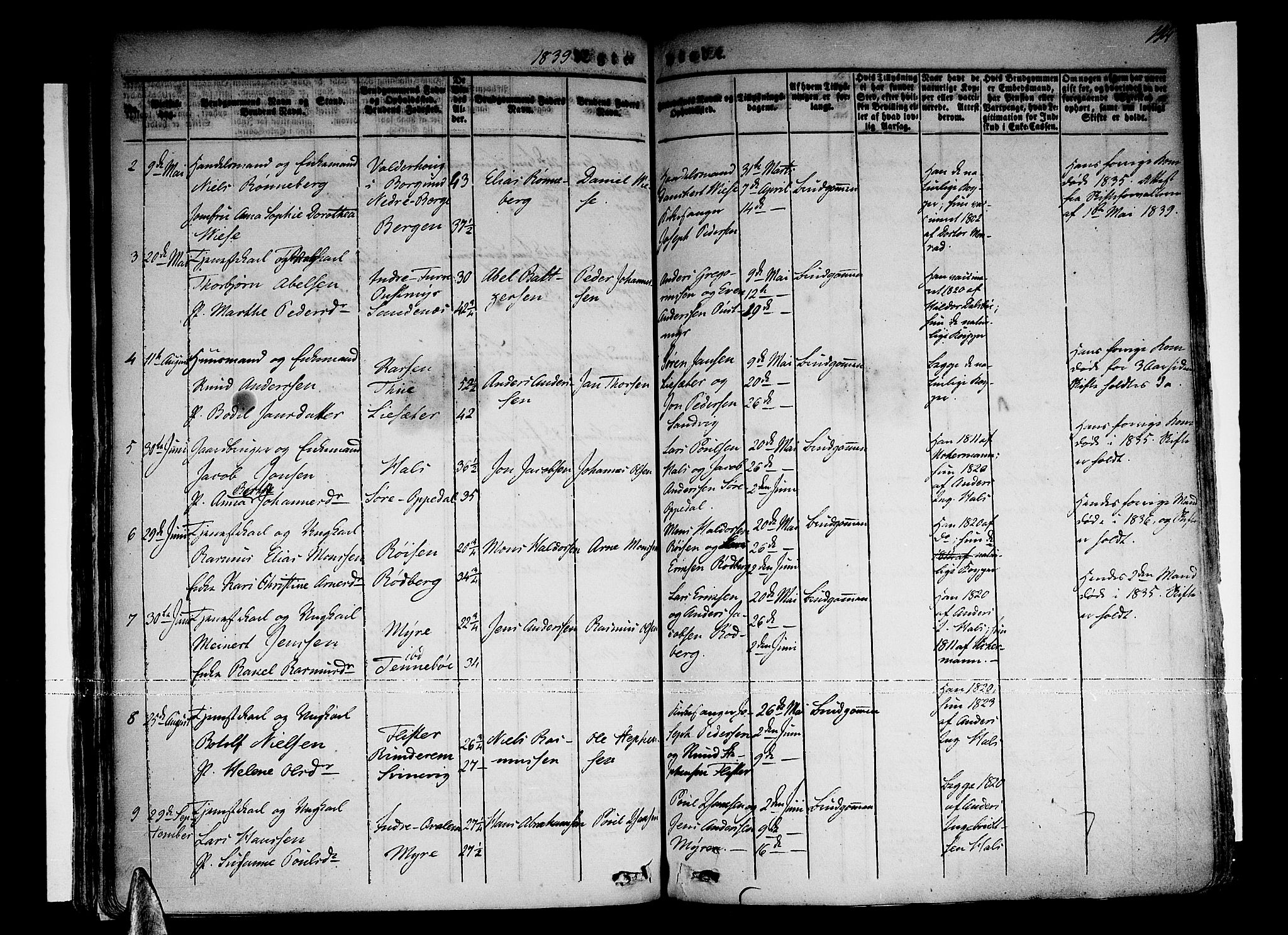 Selje sokneprestembete, AV/SAB-A-99938/H/Ha/Haa/Haaa: Parish register (official) no. A 9, 1829-1844, p. 194