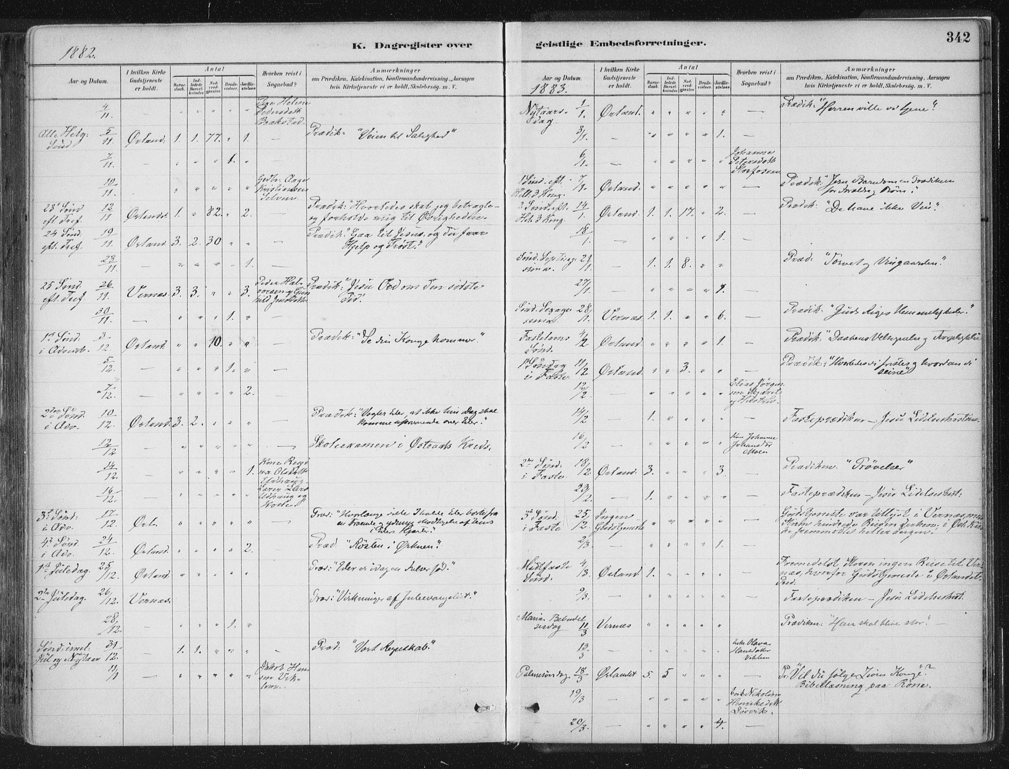 Ministerialprotokoller, klokkerbøker og fødselsregistre - Sør-Trøndelag, SAT/A-1456/659/L0739: Parish register (official) no. 659A09, 1879-1893, p. 342