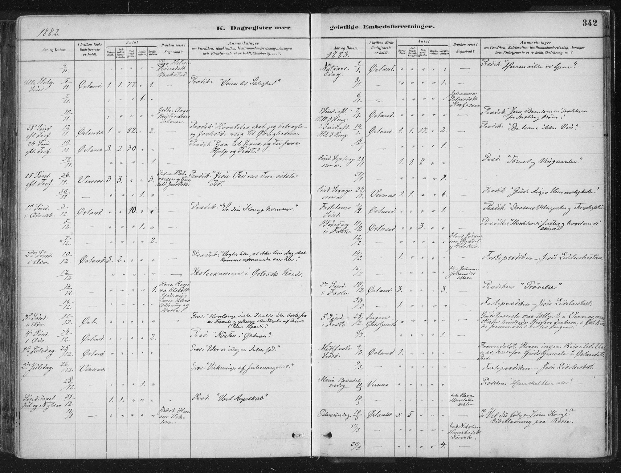 Ministerialprotokoller, klokkerbøker og fødselsregistre - Sør-Trøndelag, AV/SAT-A-1456/659/L0739: Parish register (official) no. 659A09, 1879-1893, p. 342
