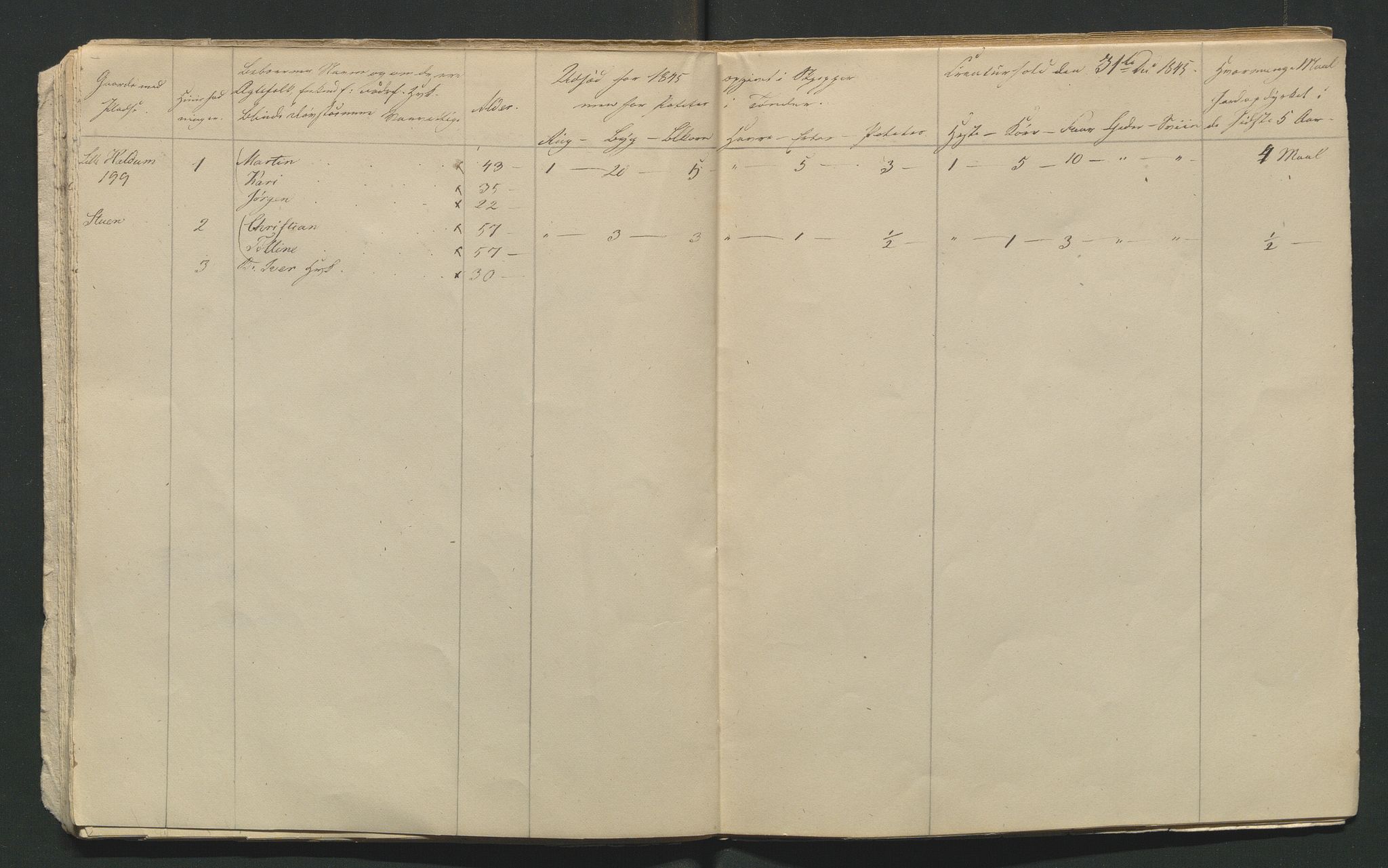 SAH, 1845 Census for Jevnaker parish, 1845, p. 100