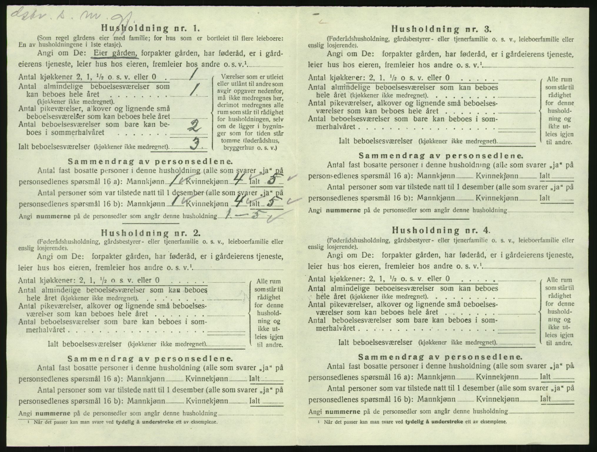 SAKO, 1920 census for Tjølling, 1920, p. 1386