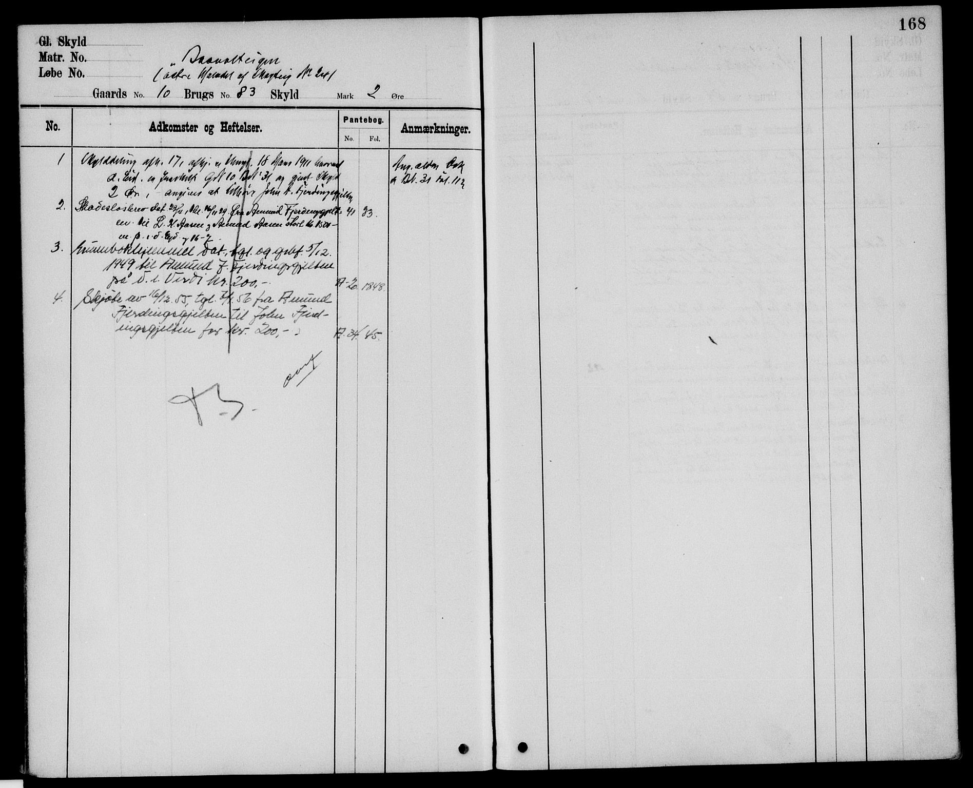 Nord-Østerdal tingrett, AV/SAH-TING-020/H/Ha/Hah/L0048: Mortgage register no. 1, 1897, p. 168