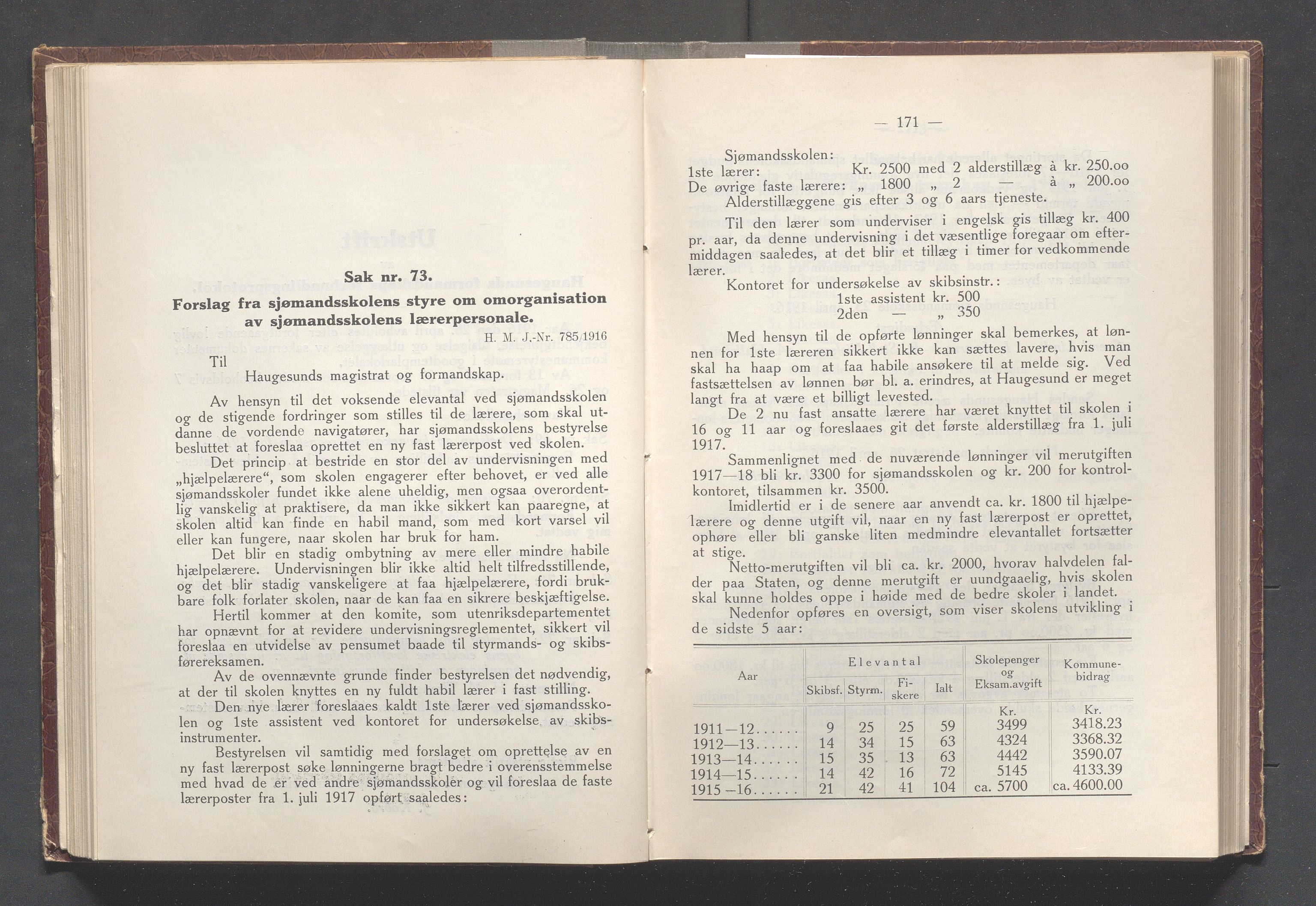 Haugesund kommune - Formannskapet og Bystyret, IKAR/A-740/A/Abb/L0002: Bystyreforhandlinger, 1908-1917, p. 758