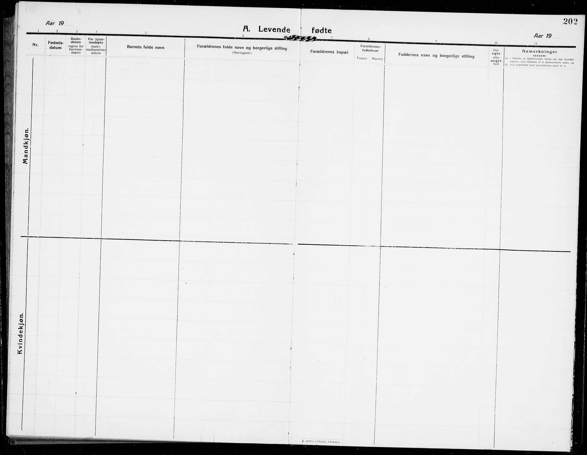 Modum kirkebøker, AV/SAKO-A-234/G/Ga/L0009: Parish register (copy) no. I 9, 1909-1923, p. 202