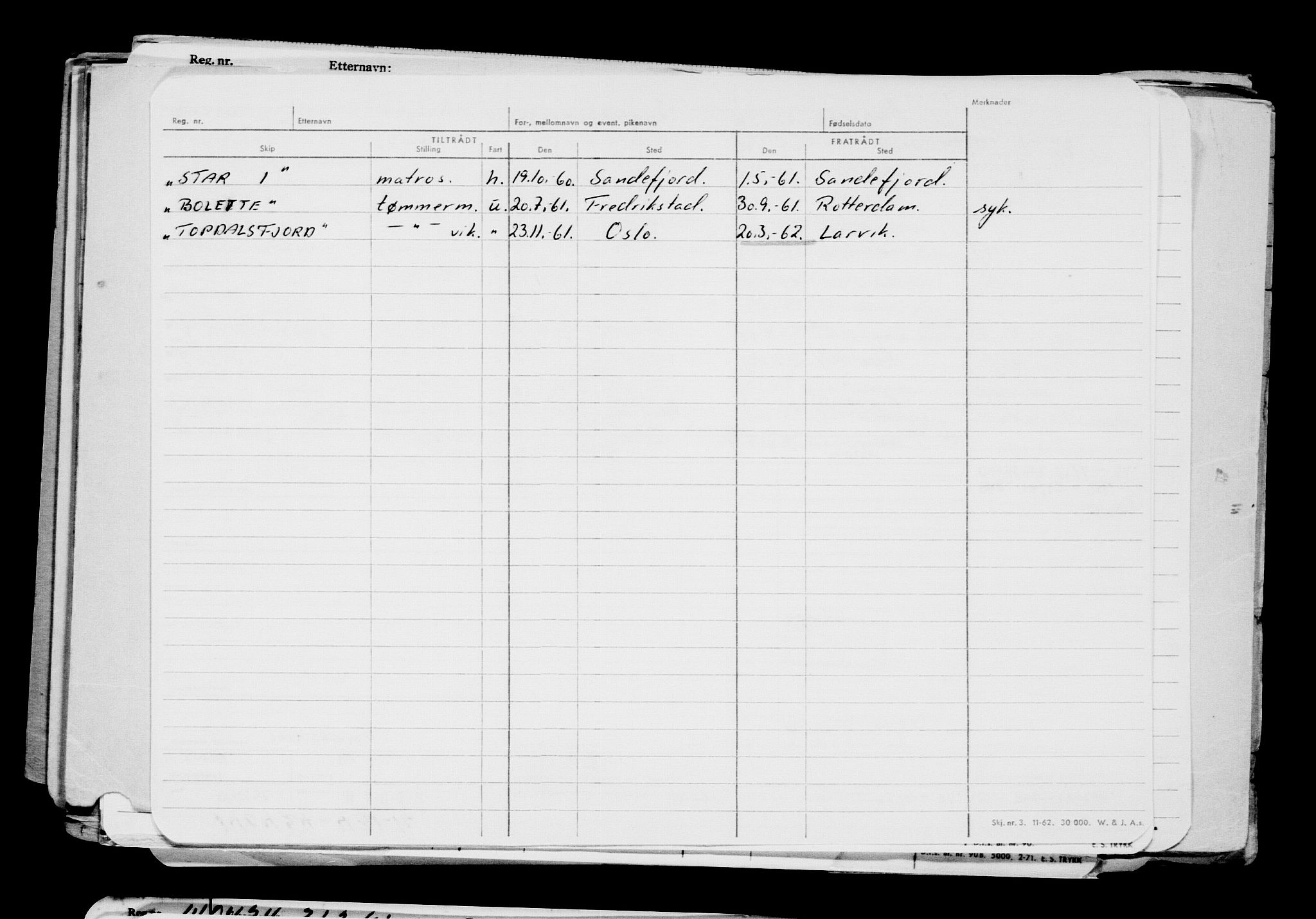 Direktoratet for sjømenn, AV/RA-S-3545/G/Gb/L0230: Hovedkort, 1924, p. 114