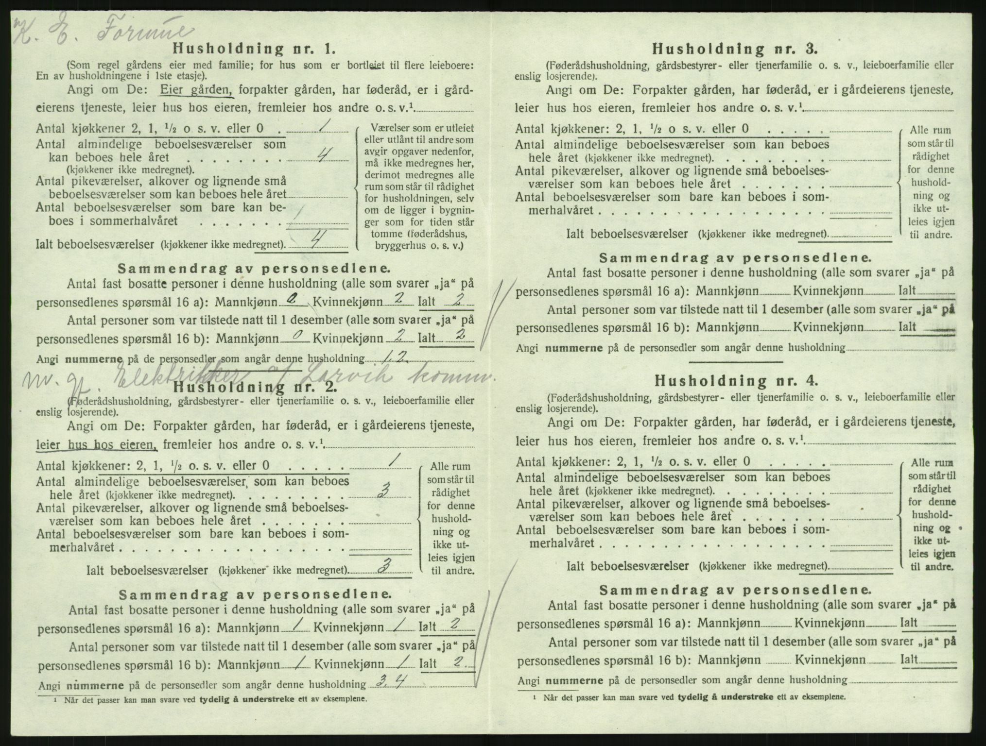 SAKO, 1920 census for Hedrum, 1920, p. 592