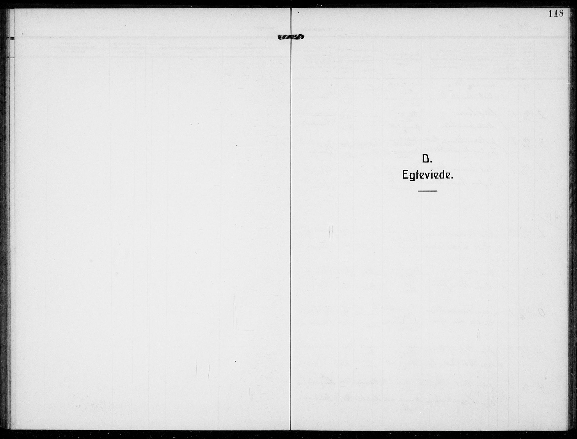 Bamble kirkebøker, SAKO/A-253/F/Fc/L0001: Parish register (official) no. III 1, 1909-1916, p. 118