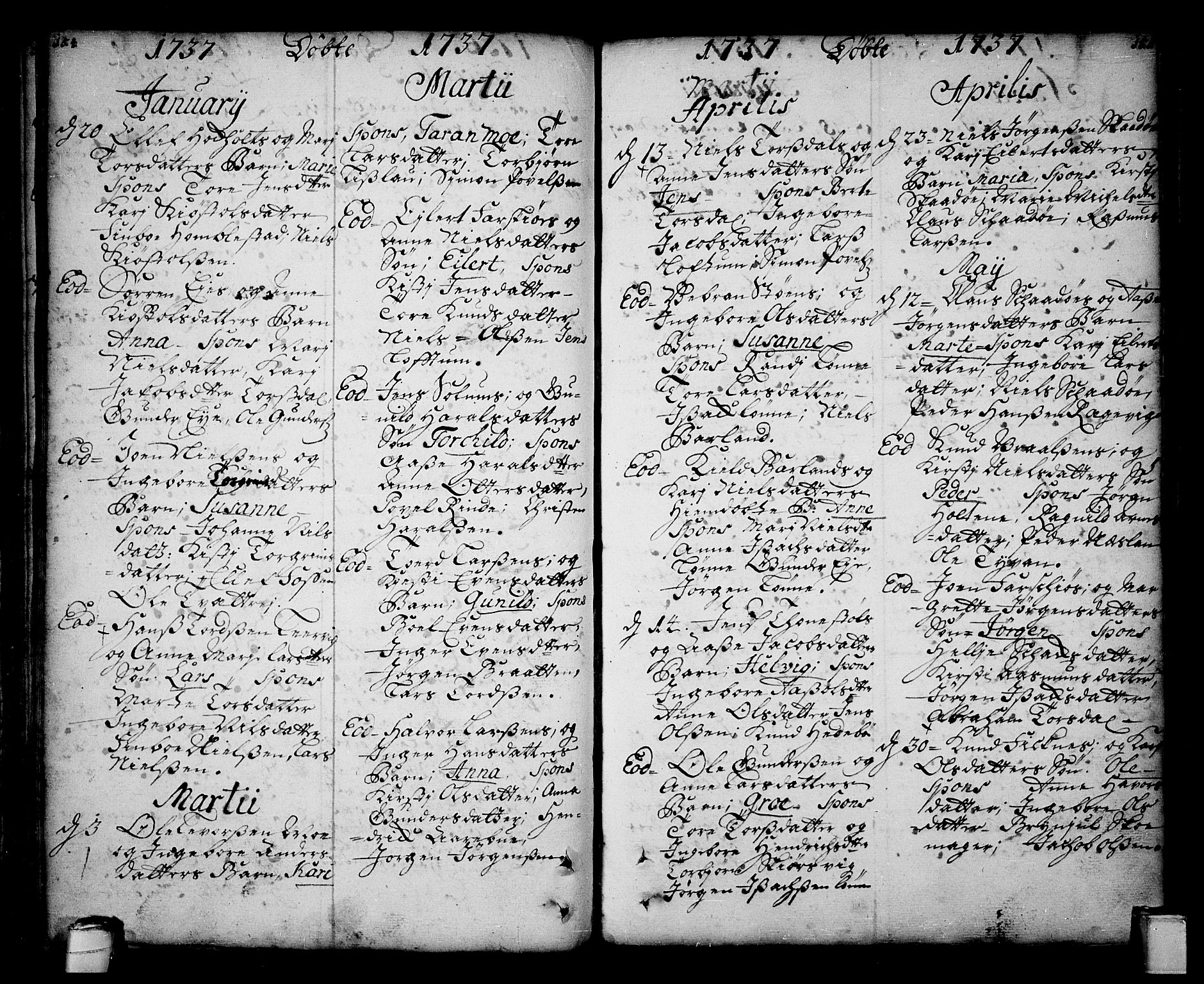 Sannidal kirkebøker, SAKO/A-296/F/Fa/L0001: Parish register (official) no. 1, 1702-1766, p. 154-155