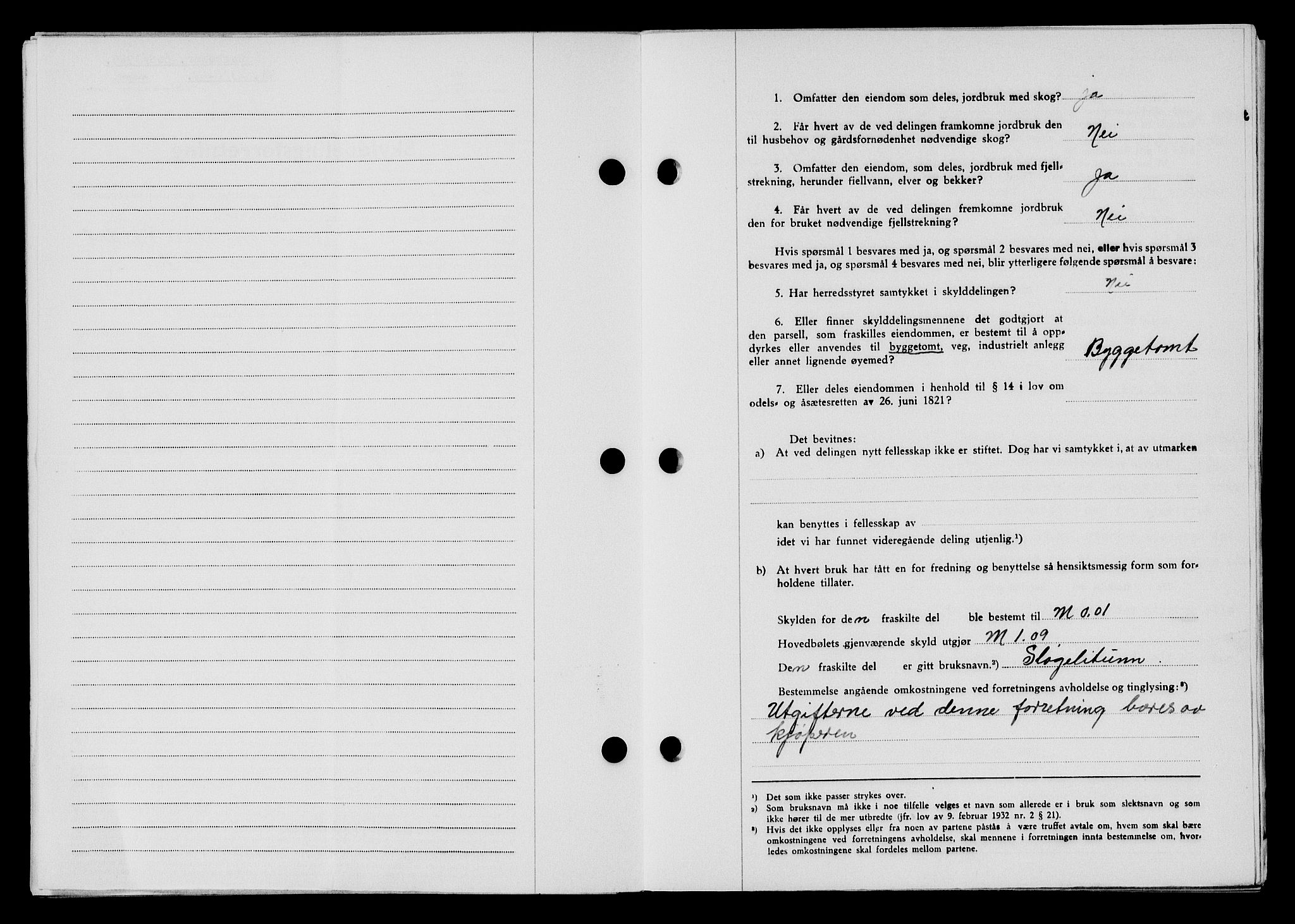 Flekkefjord sorenskriveri, SAK/1221-0001/G/Gb/Gba/L0065: Mortgage book no. A-13, 1949-1949, Diary no: : 608/1949