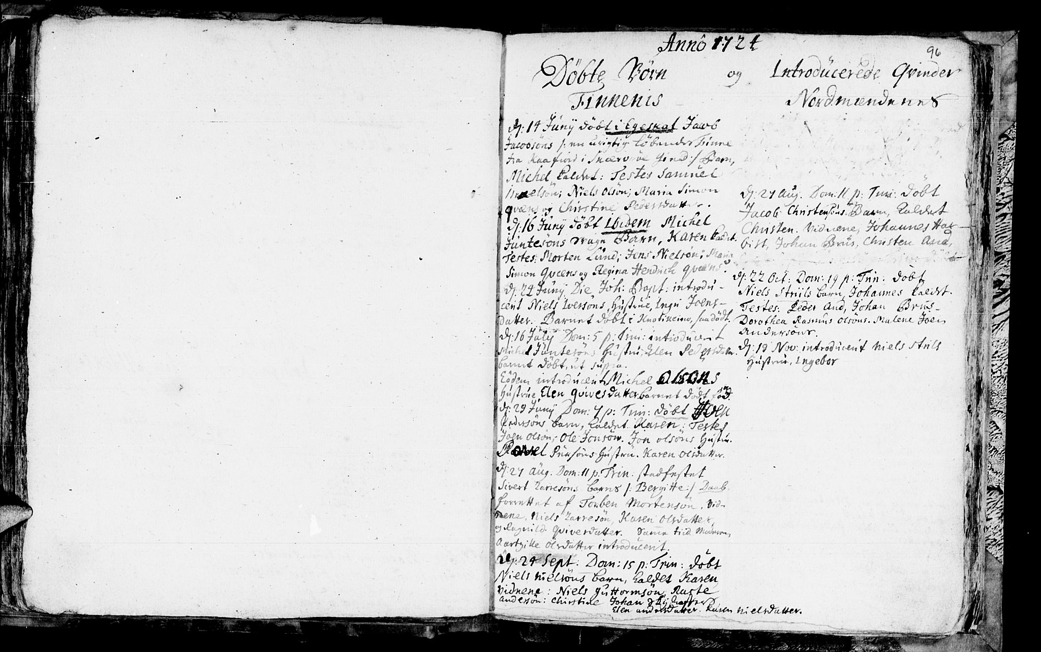 Talvik sokneprestkontor, SATØ/S-1337/H/Ha/L0001kirke: Parish register (official) no. 1, 1705-1729, p. 96