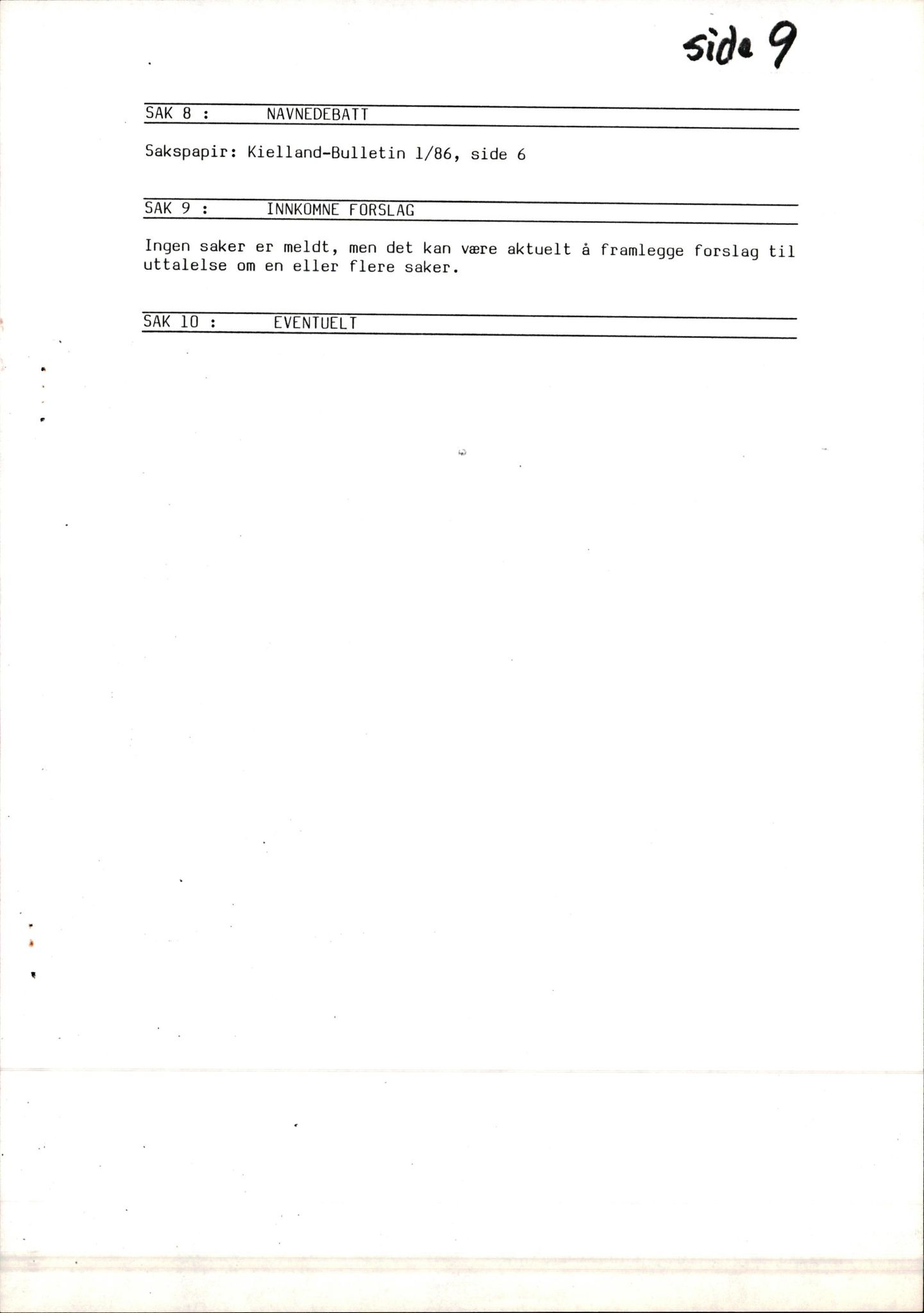 Pa 1660 - Kielland- fondet, AV/SAST-A-102242/X/Xa/L0001: Rapport til overlevende og etterlatte/ Kielland Bulletin, 1980-1998