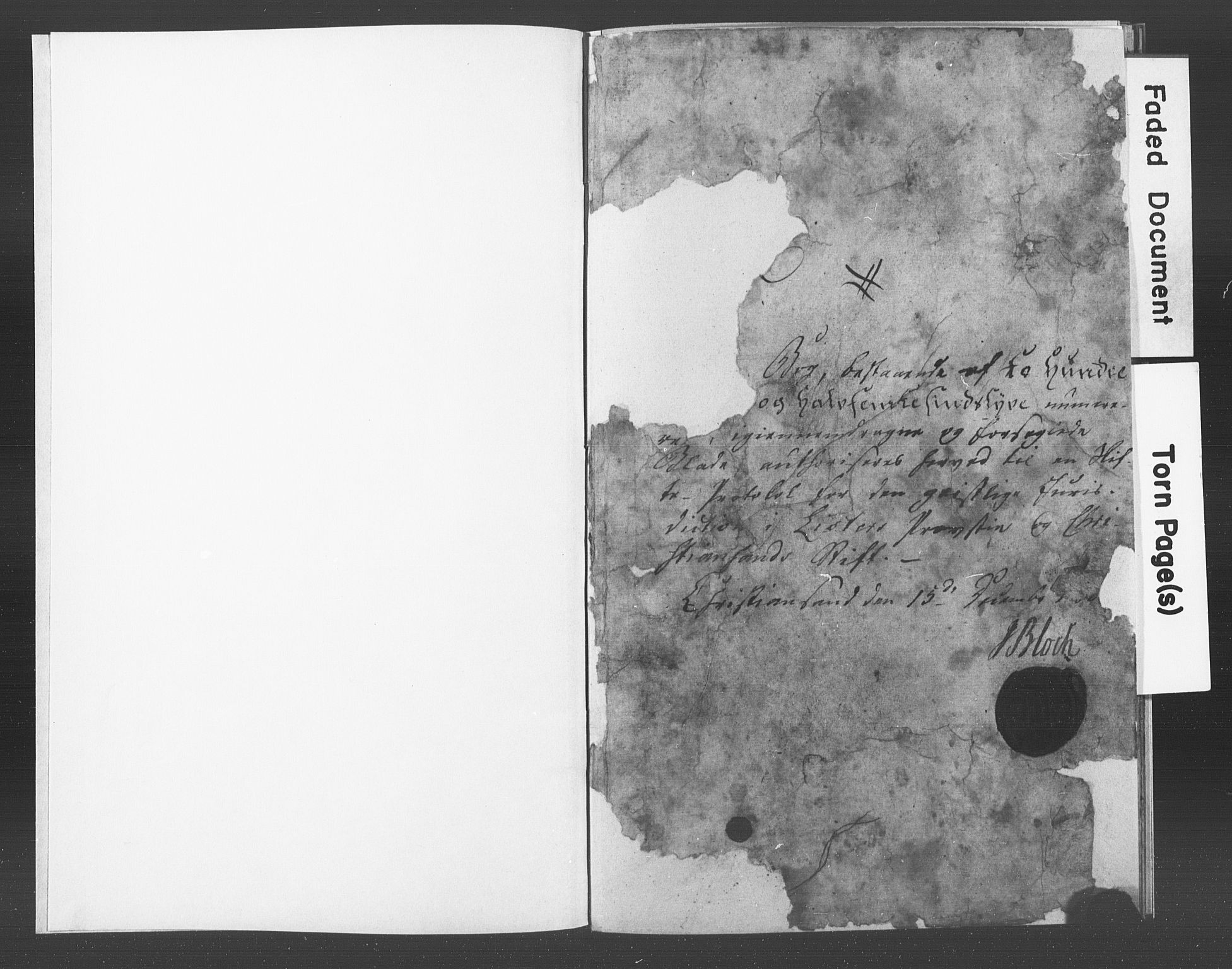 Lista prosti, AV/SAK-1112-0007/K/Kb/L0001: A-IV-1 - Skifteprotokoll (defekt fragment), 1804-1834