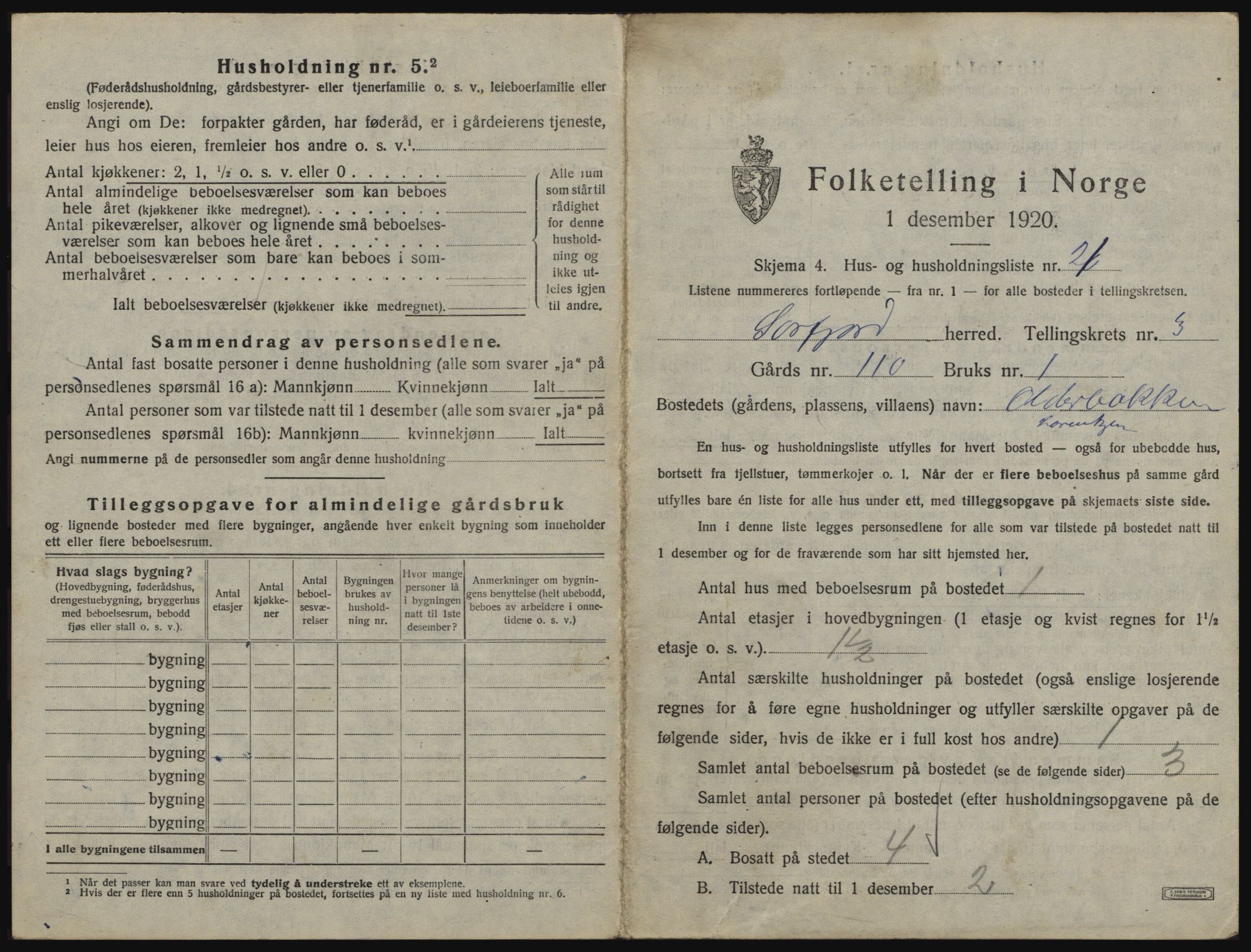 SATØ, 1920 census for Sørfjord, 1920, p. 131