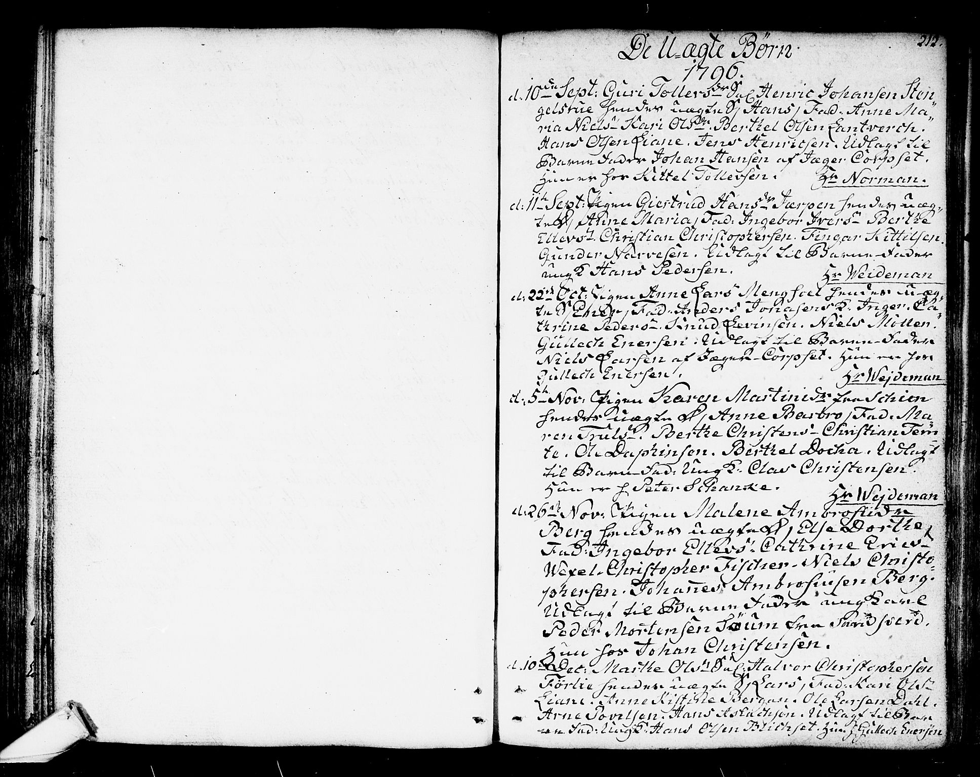 Kongsberg kirkebøker, SAKO/A-22/F/Fa/L0007: Parish register (official) no. I 7, 1795-1816, p. 212