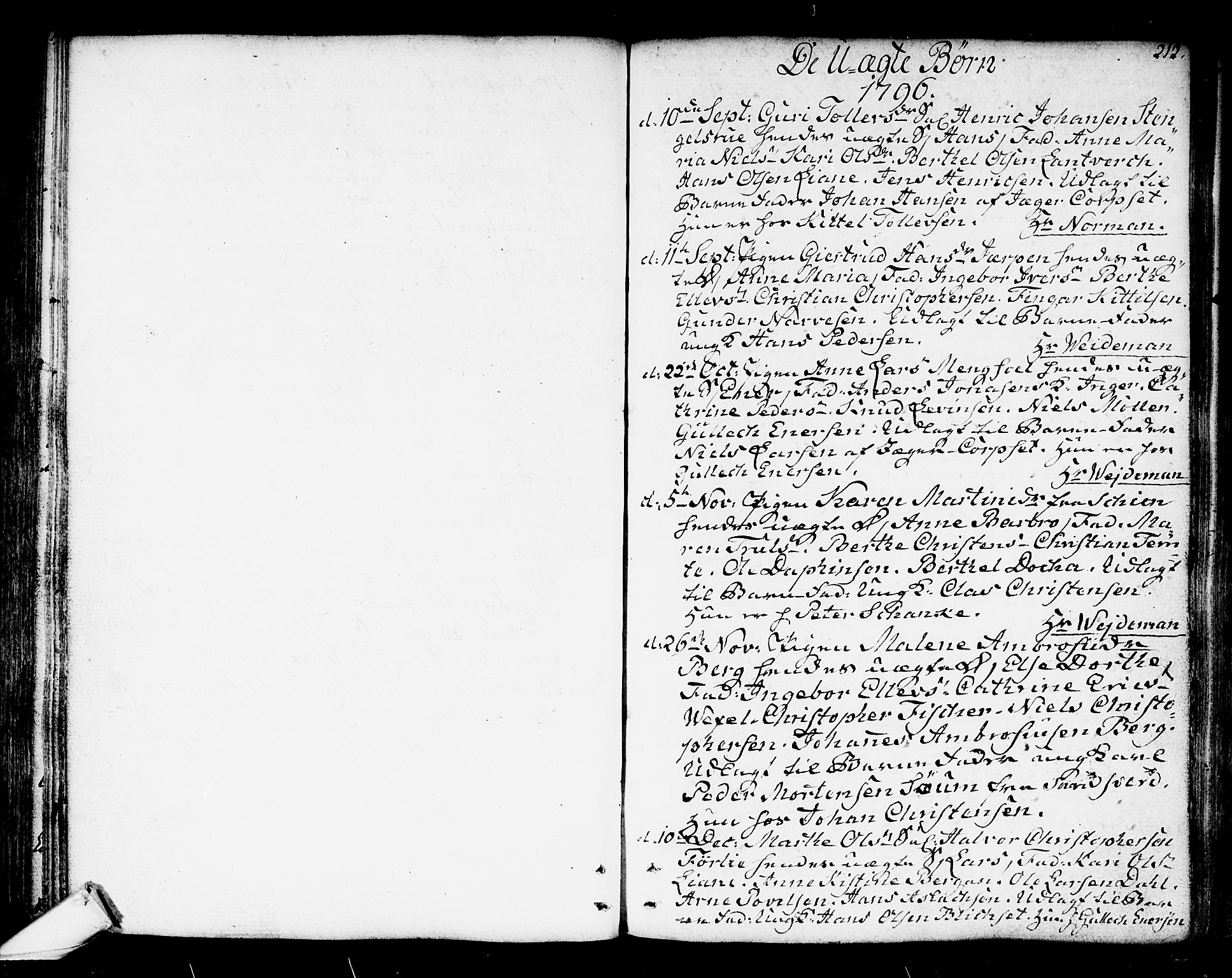 Kongsberg kirkebøker, AV/SAKO-A-22/F/Fa/L0007: Parish register (official) no. I 7, 1795-1816, p. 212