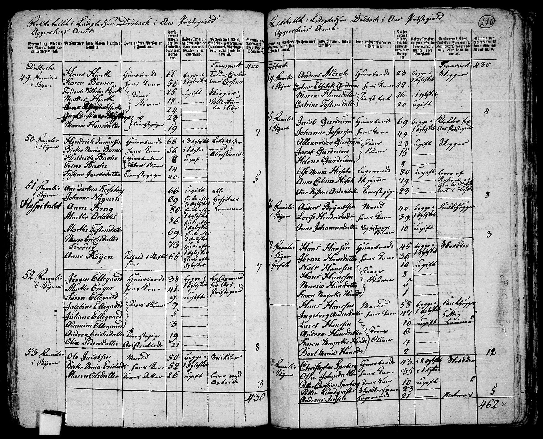 RA, 1801 census for 0214P Ås, 1801, p. 269b-270a