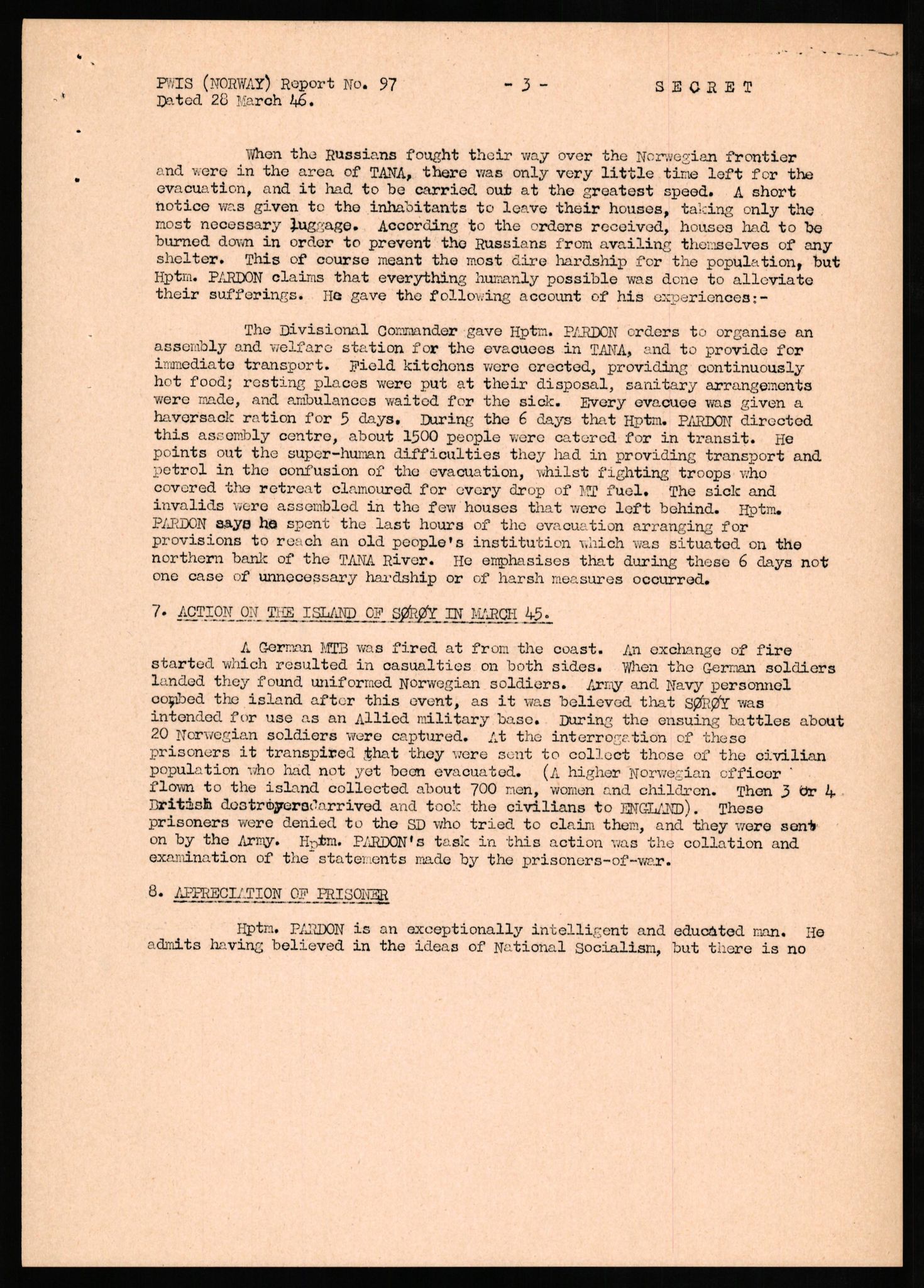 Forsvaret, Forsvarets overkommando II, AV/RA-RAFA-3915/D/Db/L0025: CI Questionaires. Tyske okkupasjonsstyrker i Norge. Tyskere., 1945-1946, p. 346