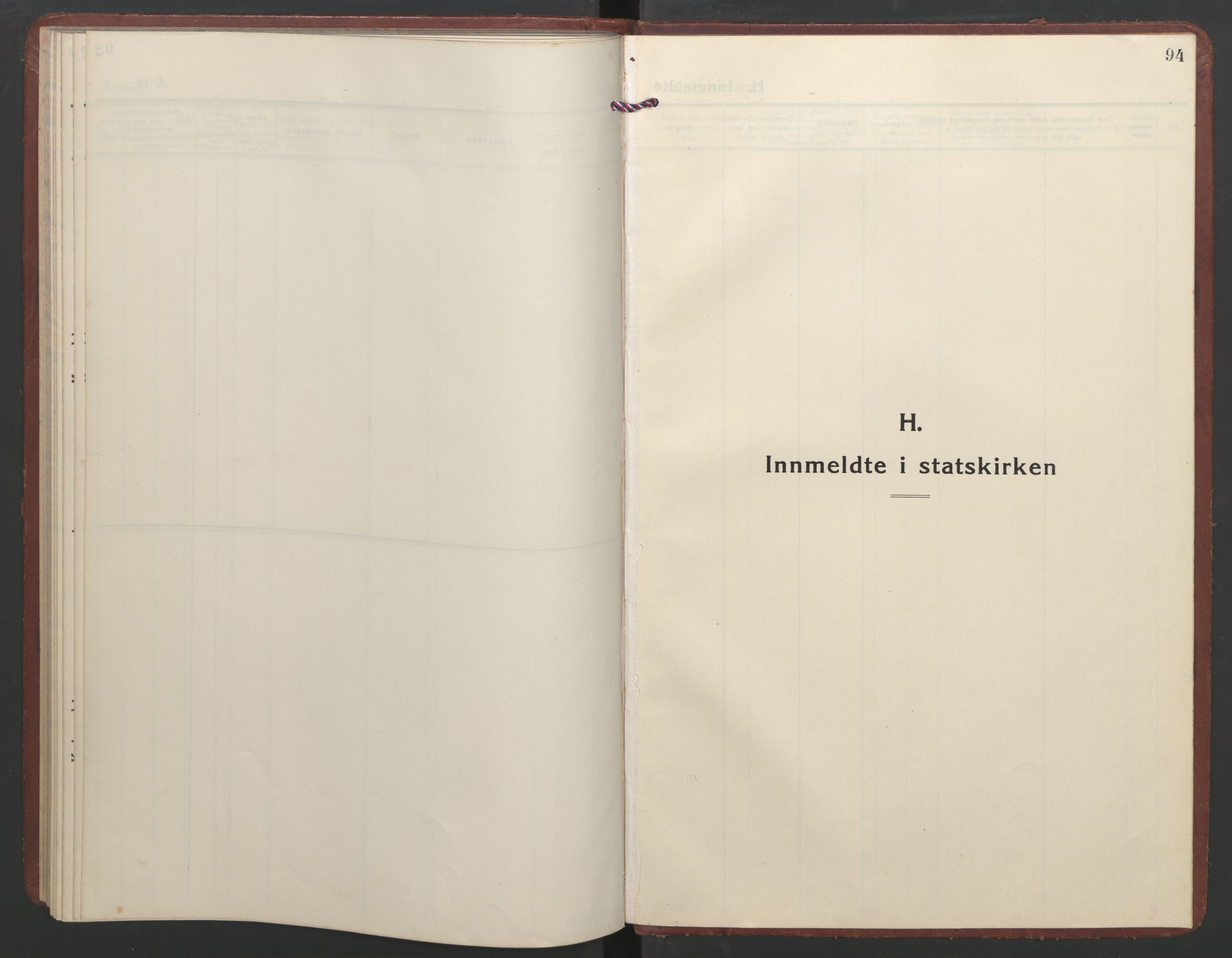 Ministerialprotokoller, klokkerbøker og fødselsregistre - Møre og Romsdal, SAT/A-1454/550/L0619: Parish register (copy) no. 550C02, 1928-1967, p. 94