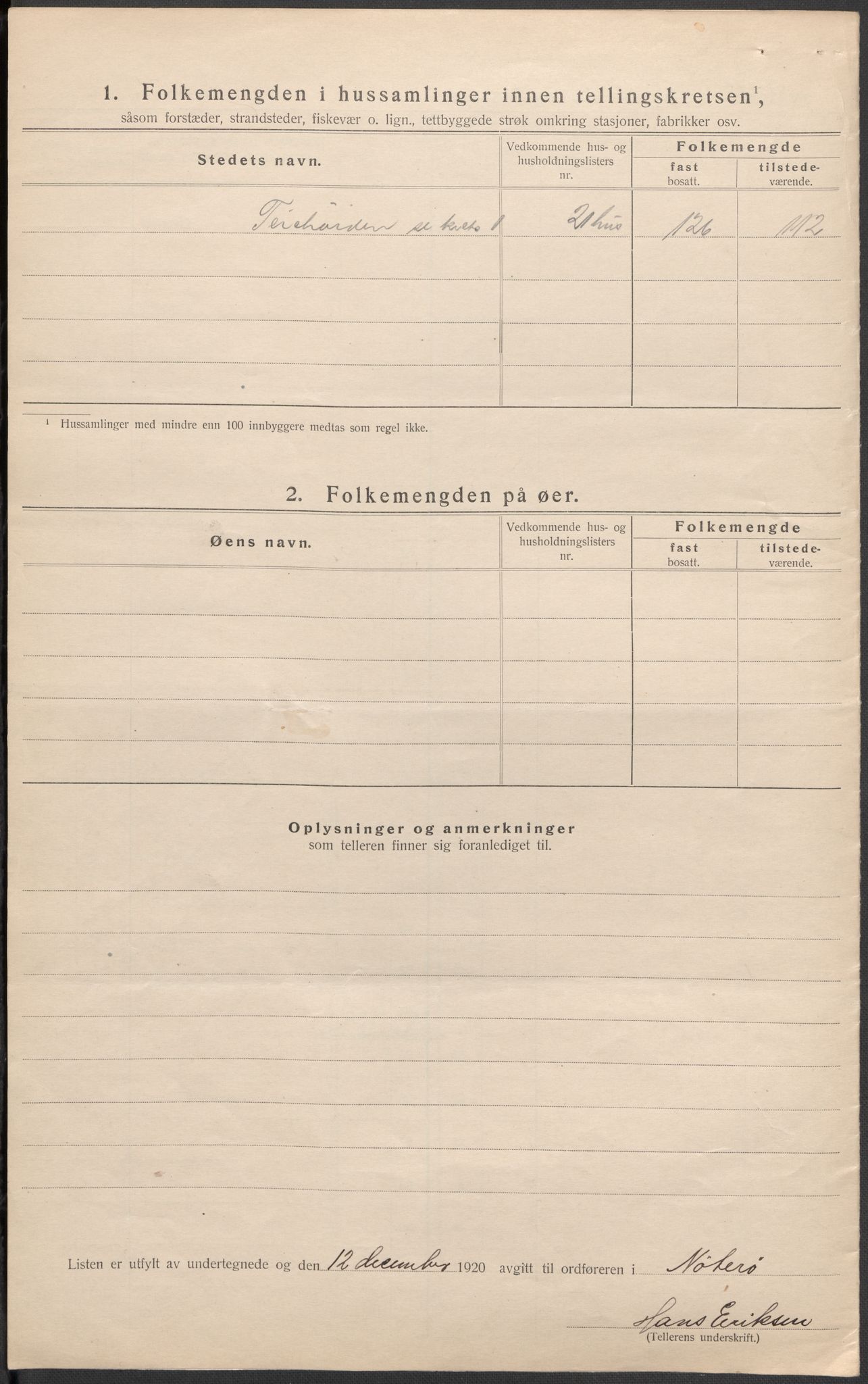 SAKO, 1920 census for Nøtterøy, 1920, p. 18