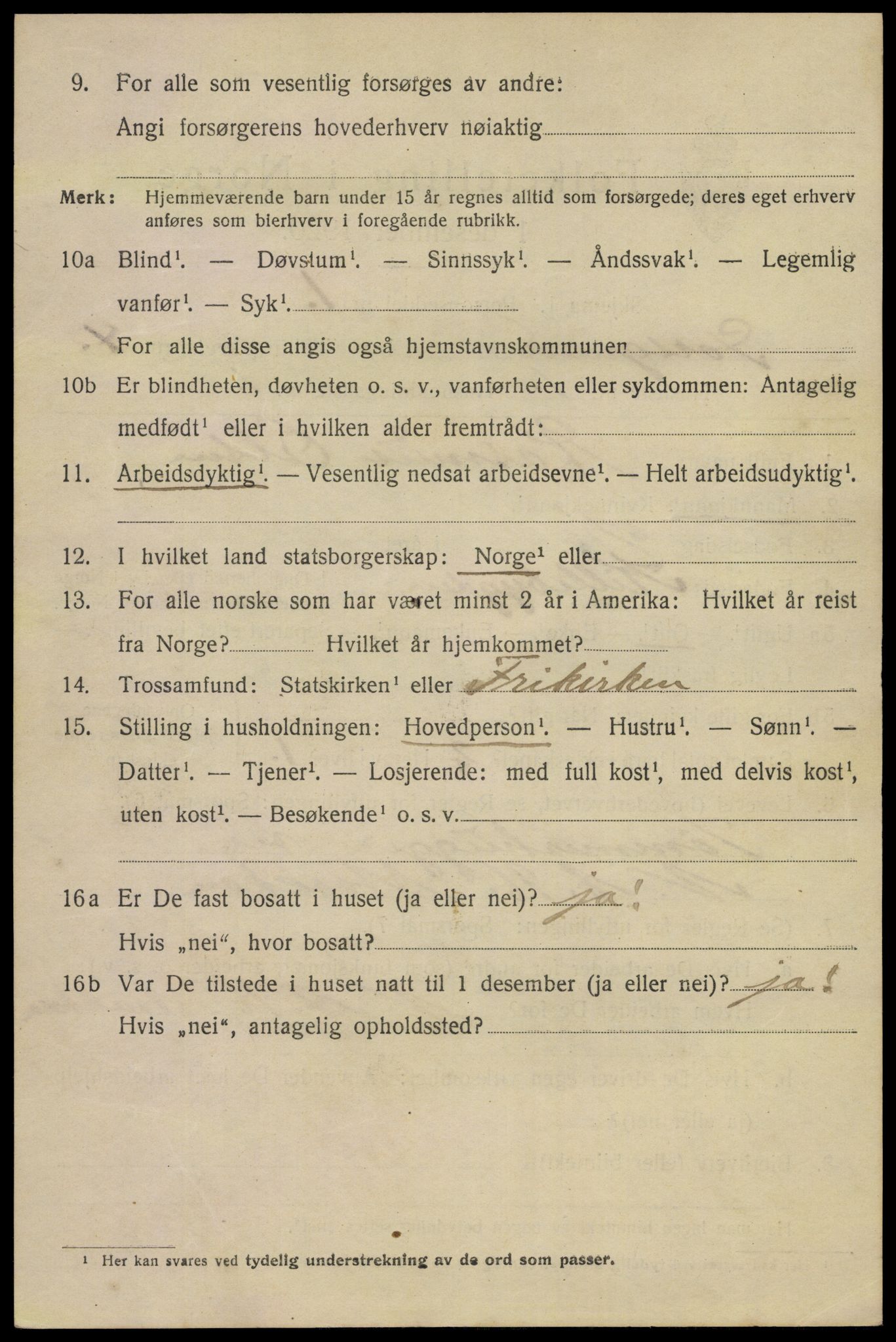 SAKO, 1920 census for Porsgrunn, 1920, p. 18928