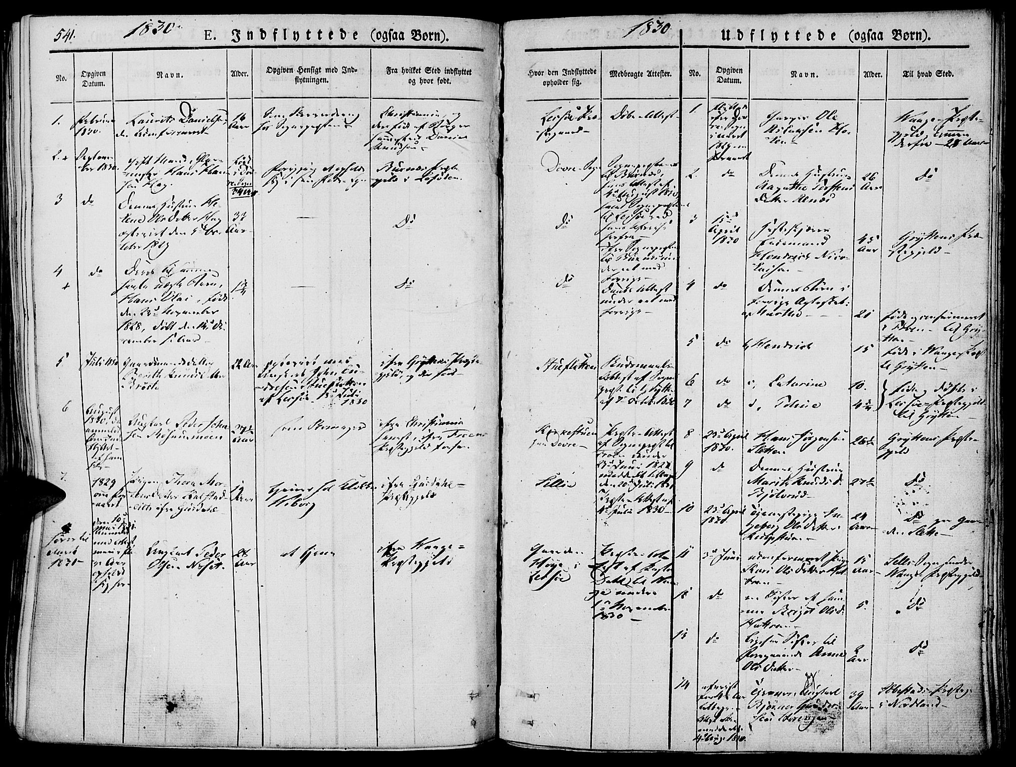 Lesja prestekontor, SAH/PREST-068/H/Ha/Haa/L0005: Parish register (official) no. 5, 1830-1842, p. 541