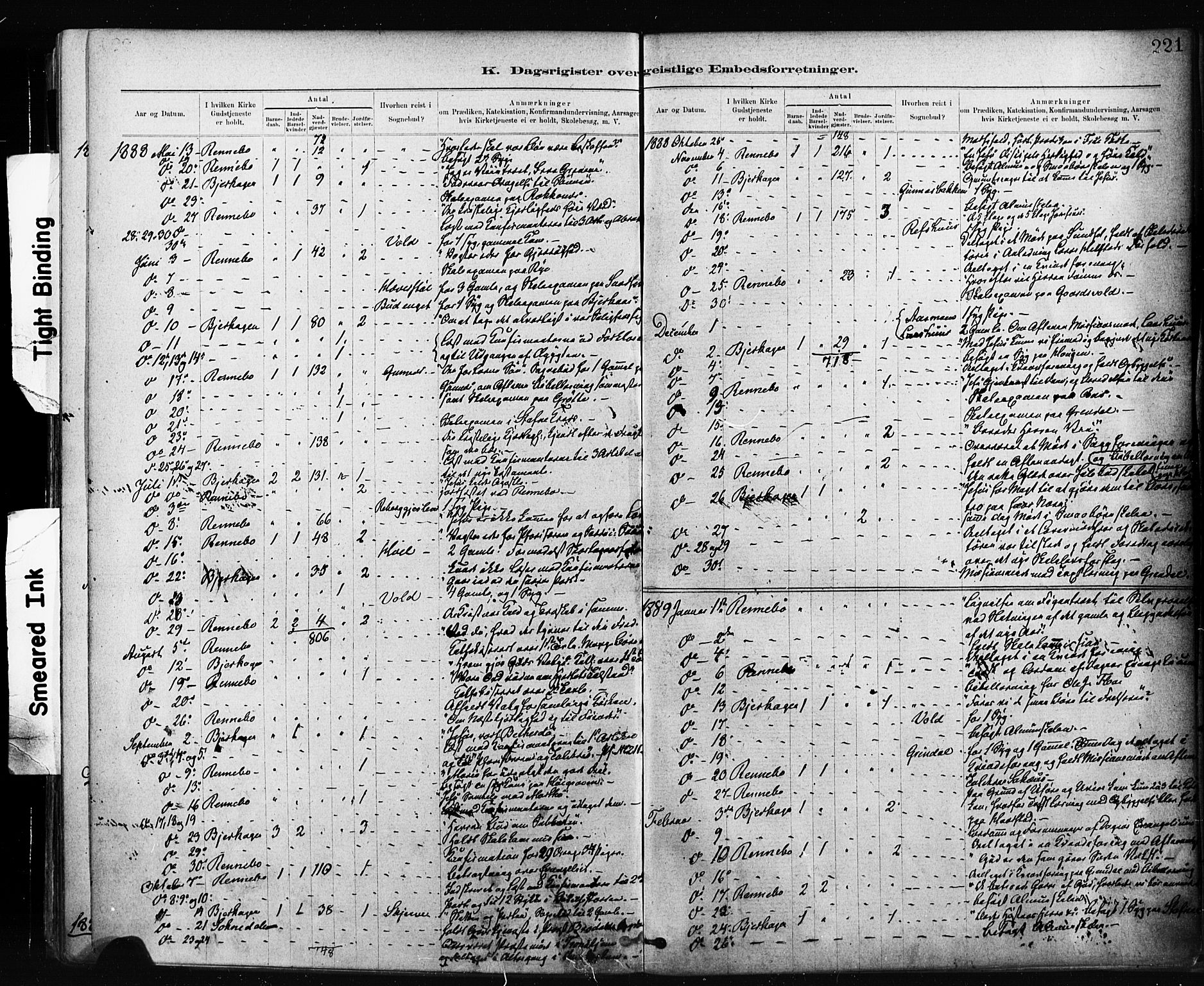 Ministerialprotokoller, klokkerbøker og fødselsregistre - Sør-Trøndelag, SAT/A-1456/674/L0871: Parish register (official) no. 674A03, 1880-1896, p. 221