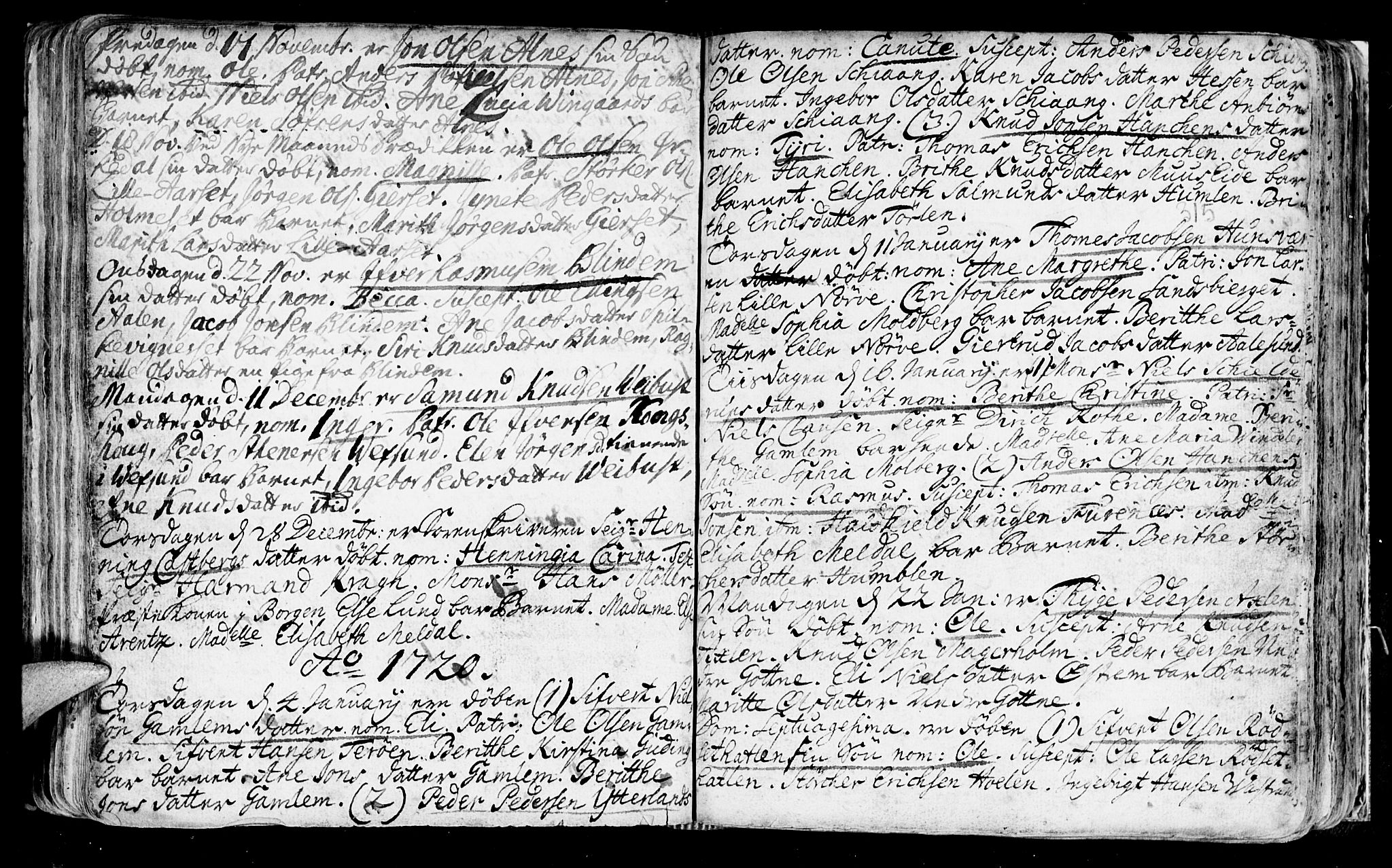 Ministerialprotokoller, klokkerbøker og fødselsregistre - Møre og Romsdal, SAT/A-1454/528/L0390: Parish register (official) no. 528A01, 1698-1739, p. 314-315