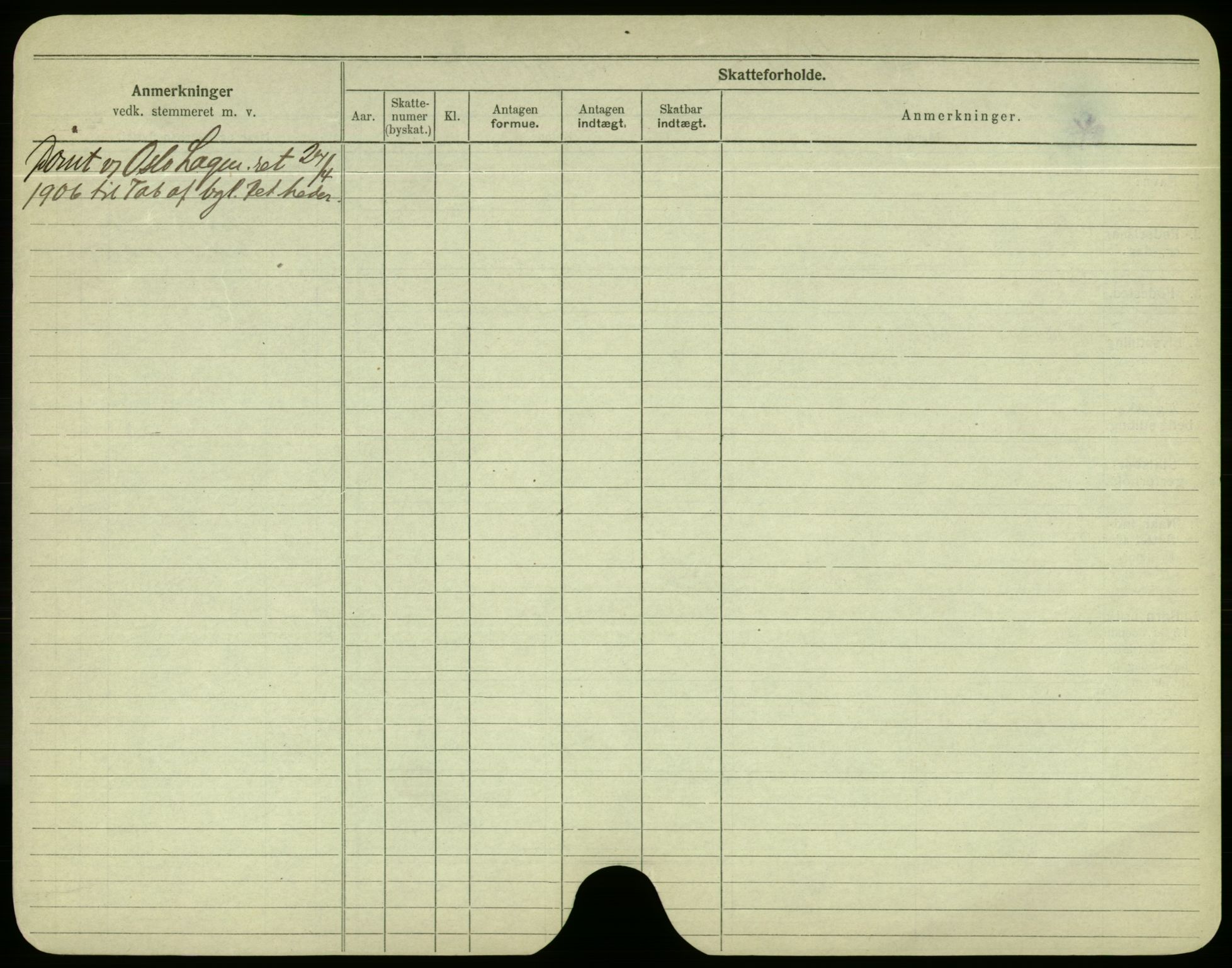 Oslo folkeregister, Registerkort, AV/SAO-A-11715/F/Fa/Fac/L0004: Menn, 1906-1914, p. 602b