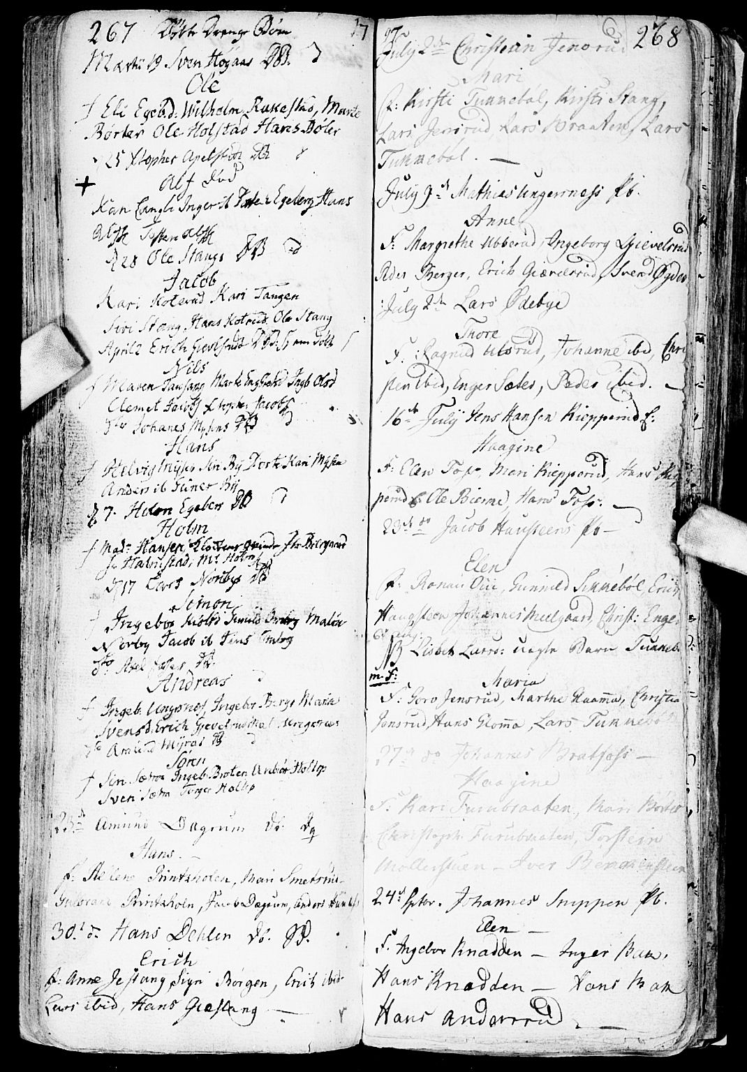 Enebakk prestekontor Kirkebøker, SAO/A-10171c/F/Fa/L0002: Parish register (official) no. I 2, 1755-1806, p. 267-268