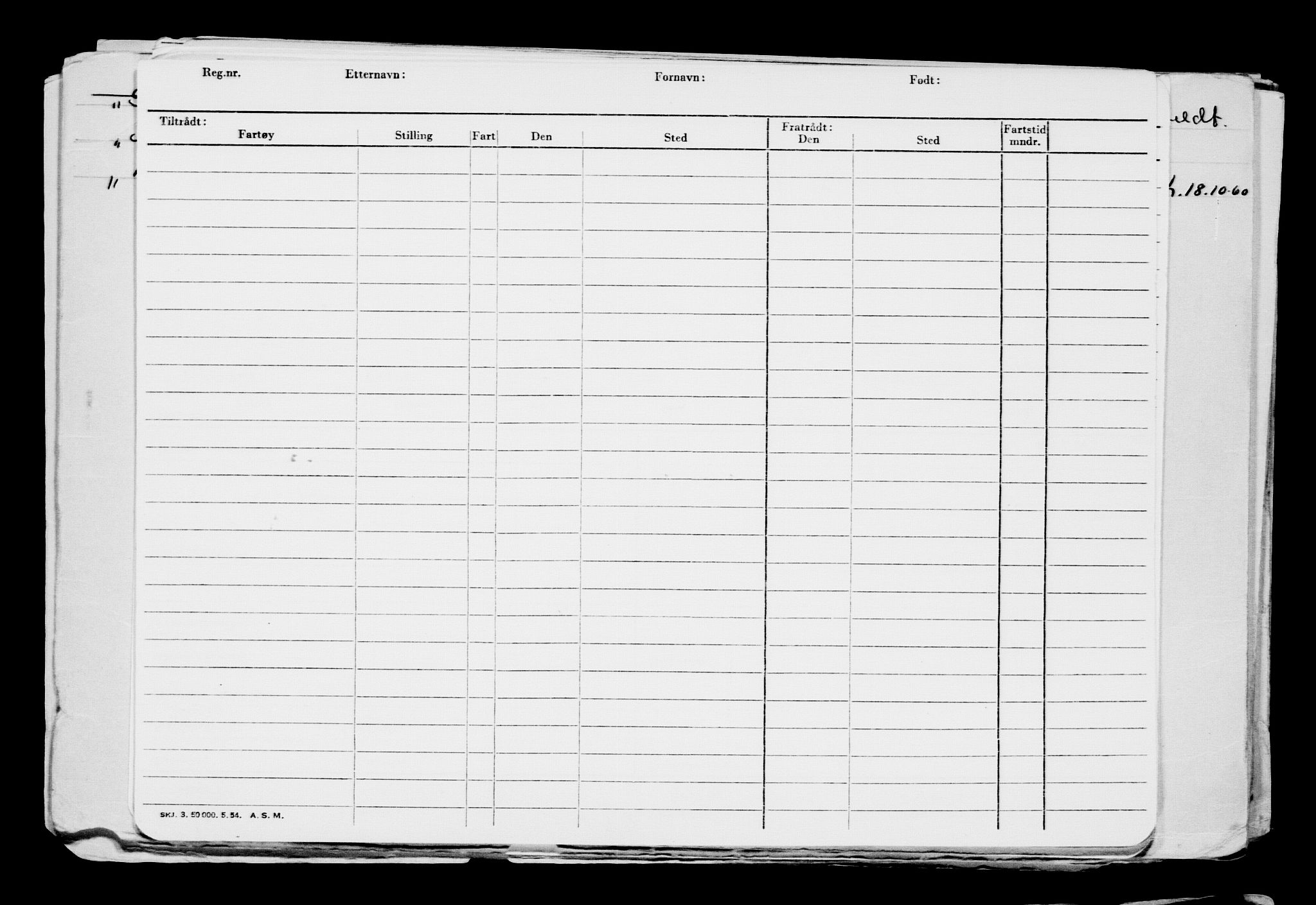 Direktoratet for sjømenn, AV/RA-S-3545/G/Gb/L0095: Hovedkort, 1911, p. 246