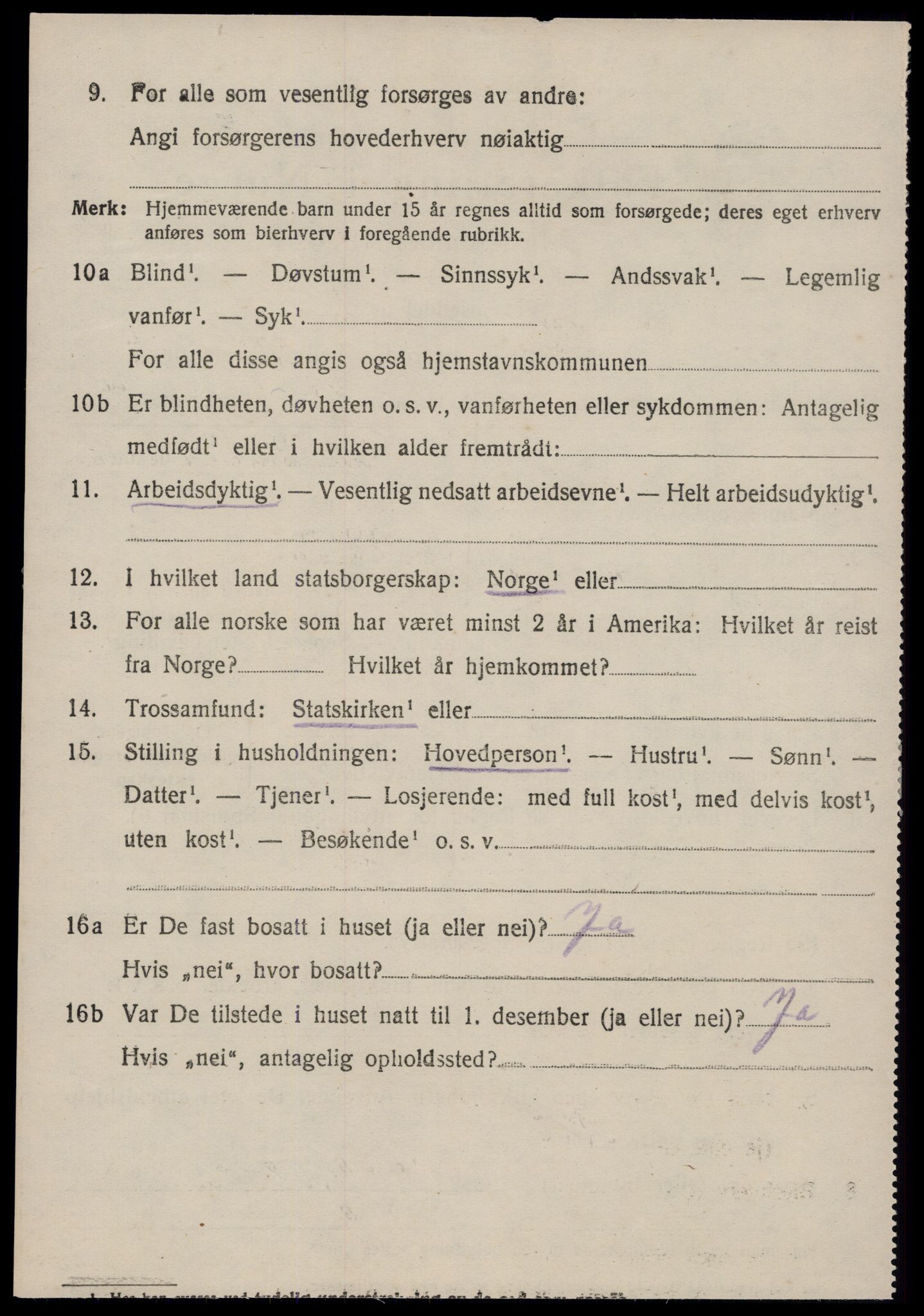 SAT, 1920 census for Øre, 1920, p. 2722