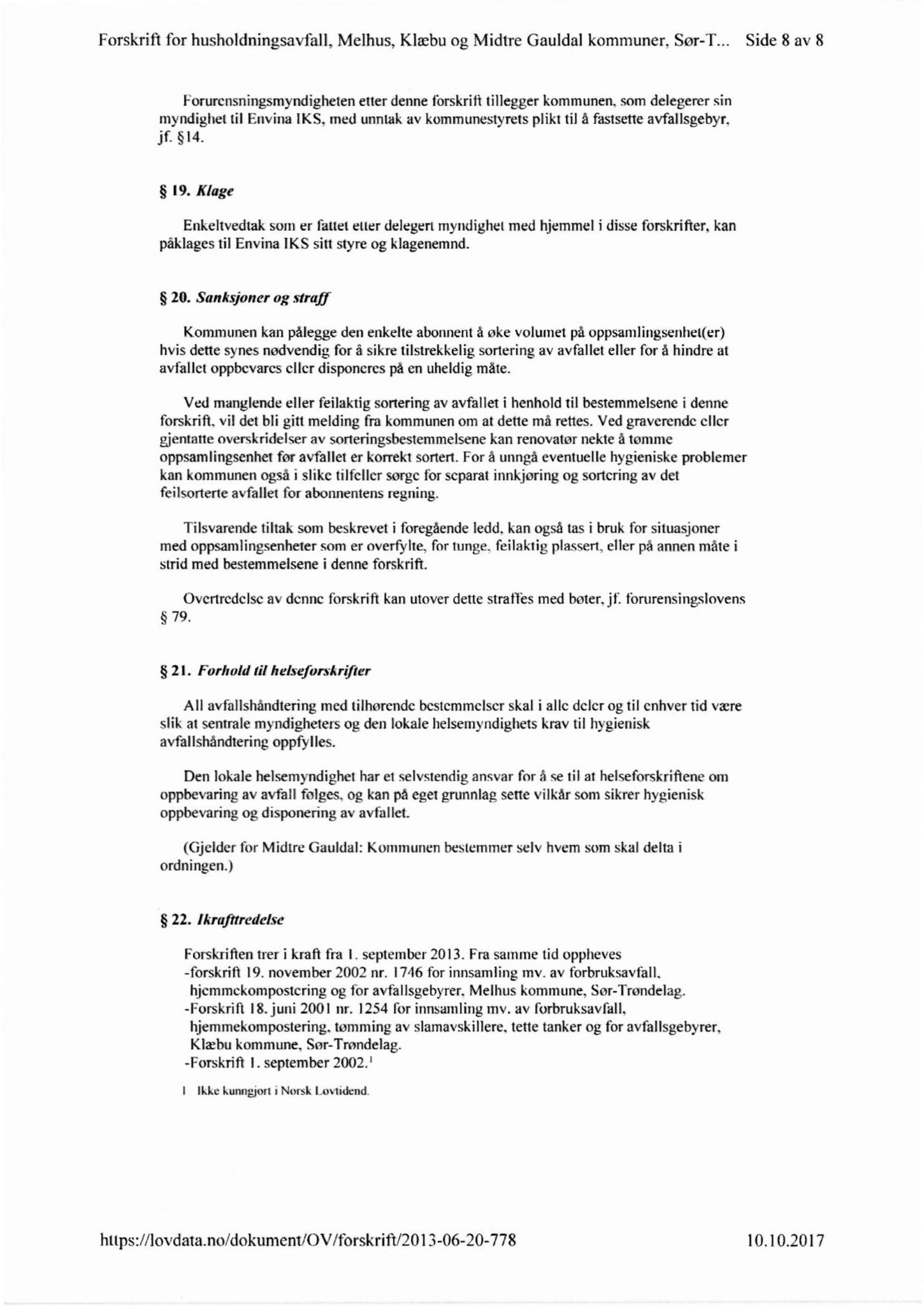 Klæbu Kommune, TRKO/KK/06-UM/L004: Utvalg for miljø - Møtedokumenter 2017, 2017, p. 1079