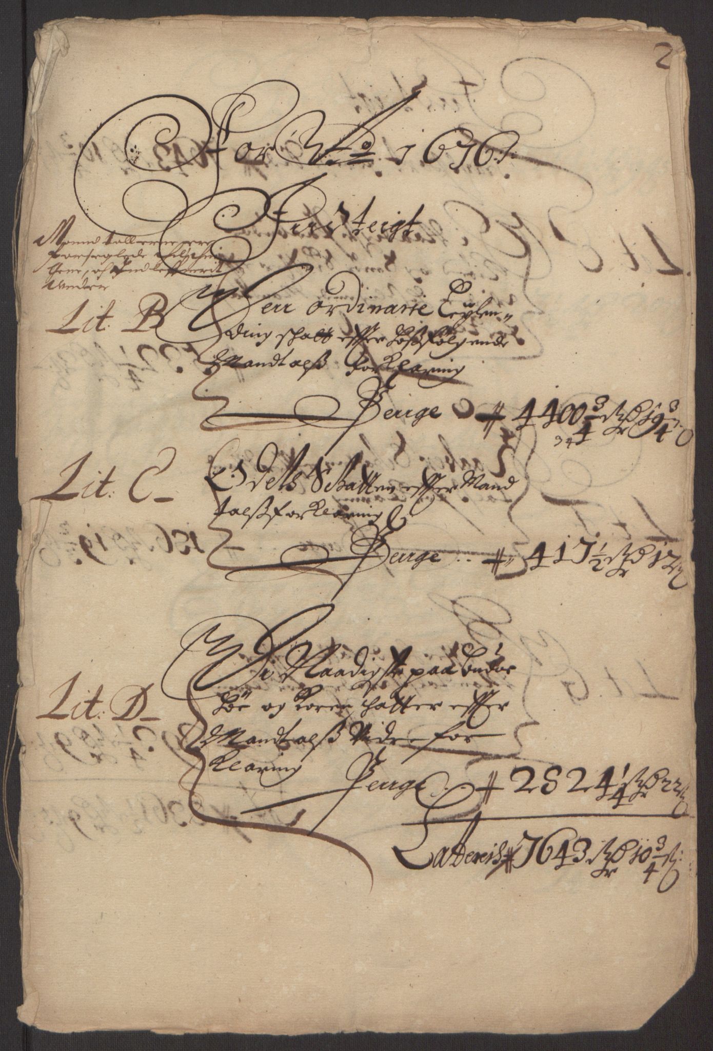 Rentekammeret inntil 1814, Reviderte regnskaper, Fogderegnskap, RA/EA-4092/R35/L2065: Fogderegnskap Øvre og Nedre Telemark, 1676, p. 4
