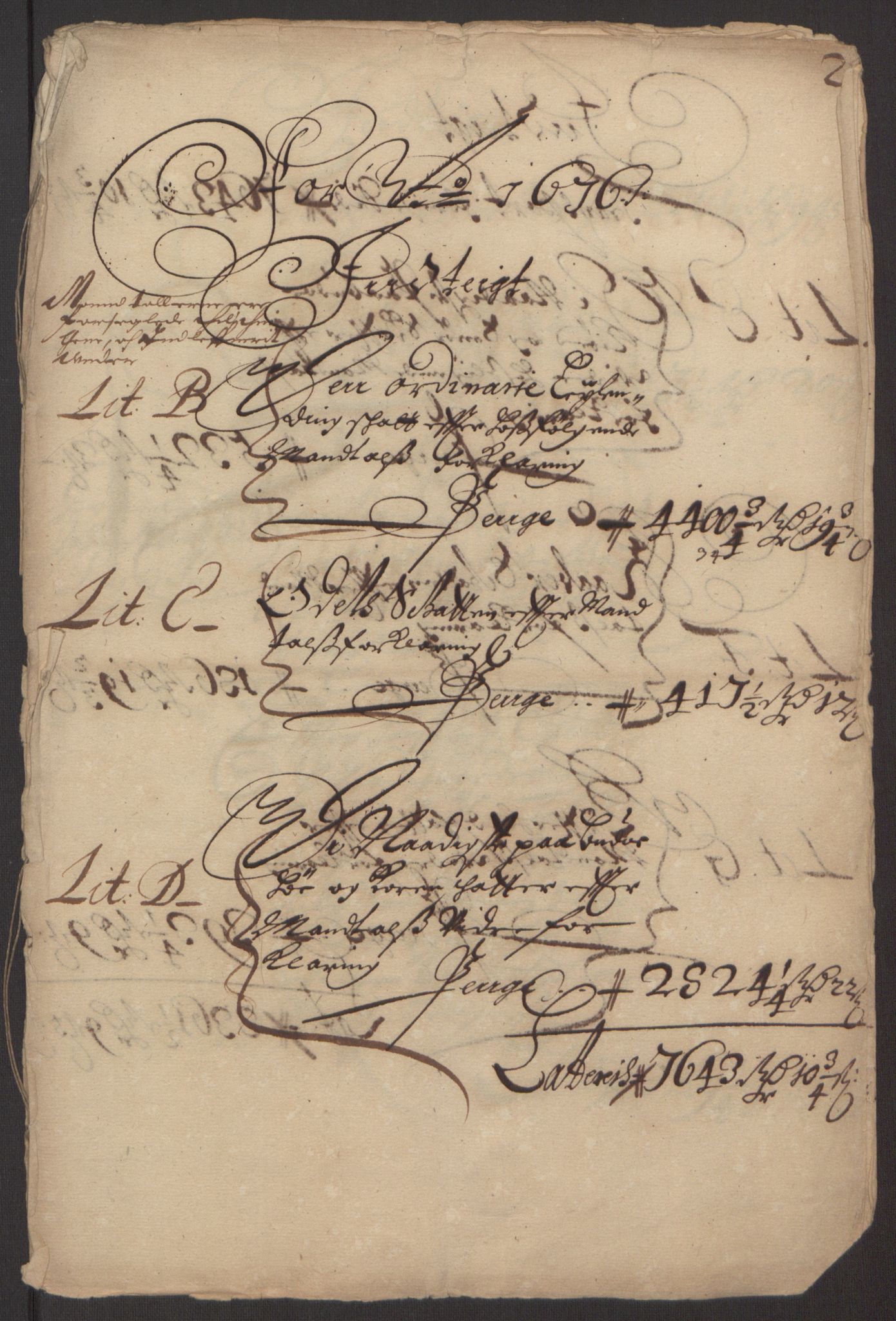 Rentekammeret inntil 1814, Reviderte regnskaper, Fogderegnskap, AV/RA-EA-4092/R35/L2065: Fogderegnskap Øvre og Nedre Telemark, 1676, p. 4