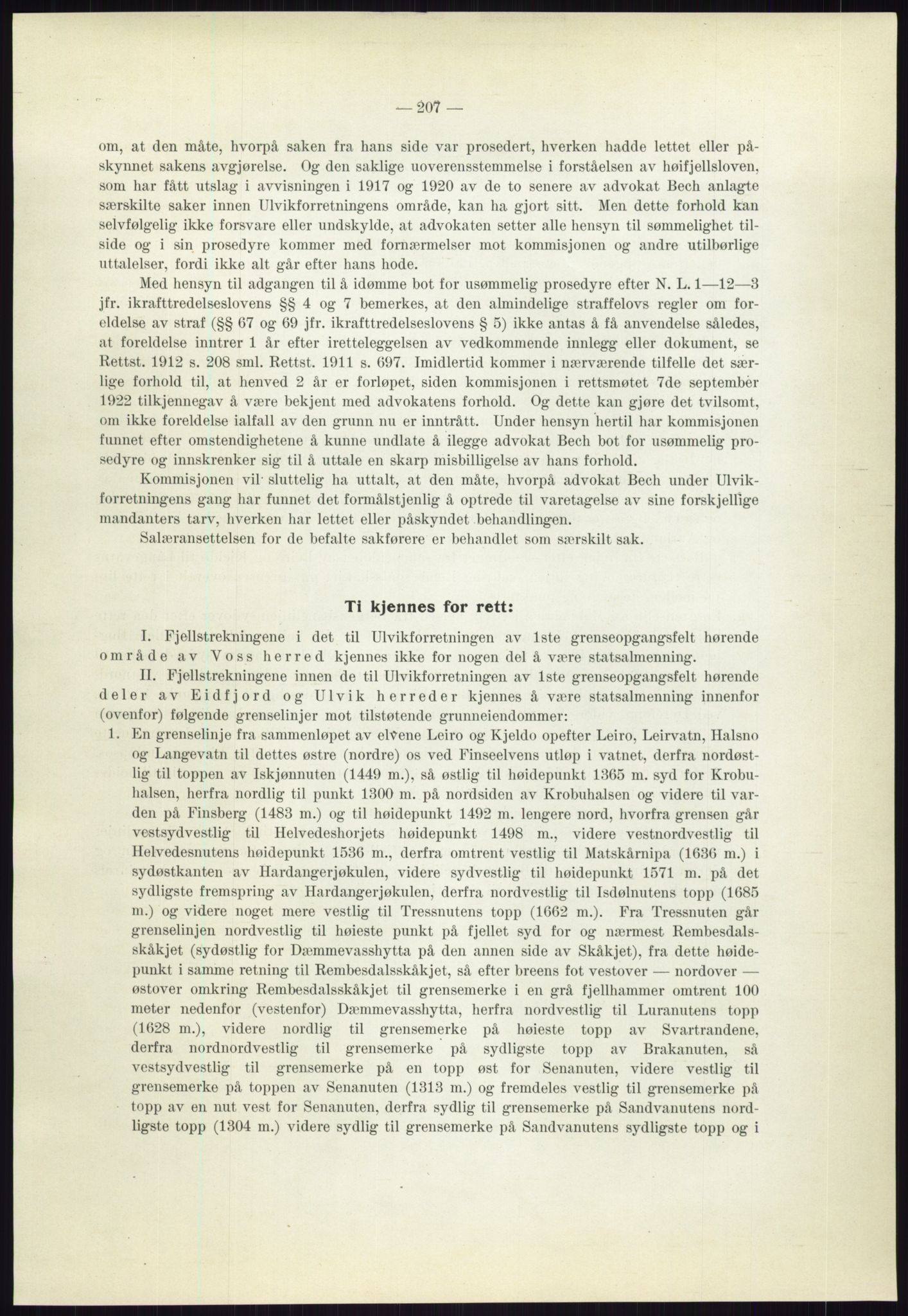 Høyfjellskommisjonen, AV/RA-S-1546/X/Xa/L0001: Nr. 1-33, 1909-1953, p. 813