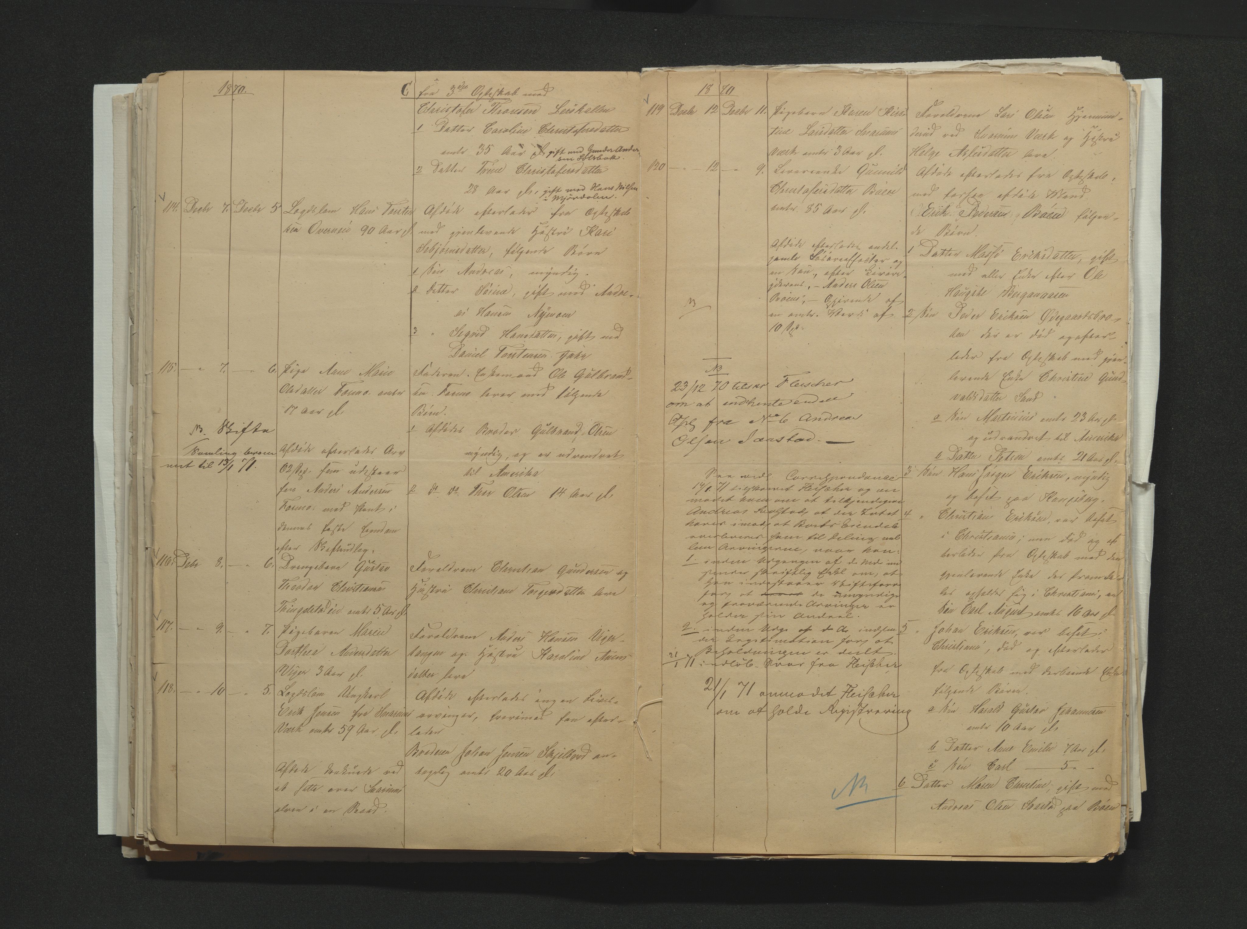 Eiker, Modum og Sigdal sorenskriveri, AV/SAKO-A-123/H/Ha/Hab/L0013: Dødsfallsmeldinger, 1870-1873, p. 92