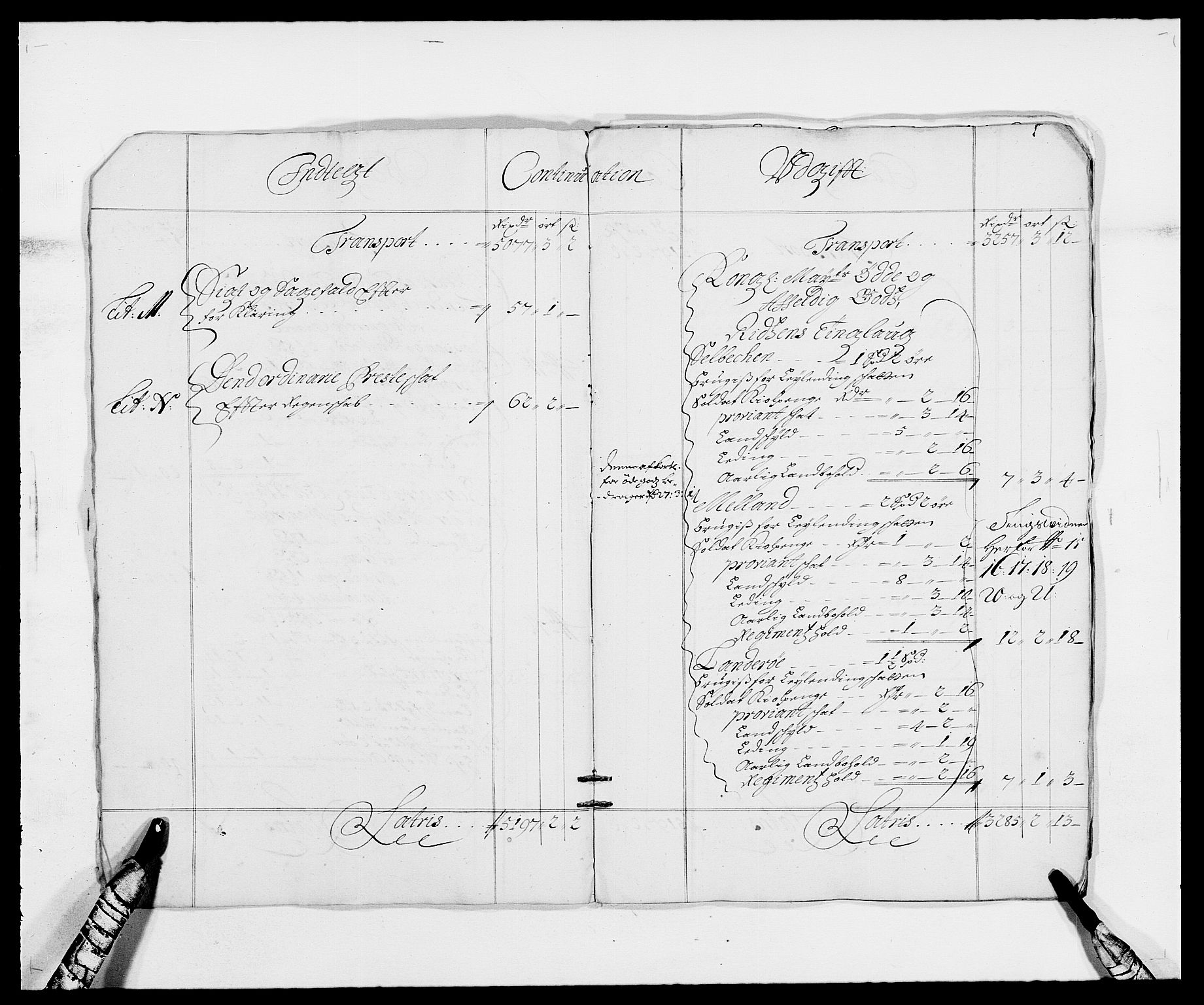 Rentekammeret inntil 1814, Reviderte regnskaper, Fogderegnskap, AV/RA-EA-4092/R57/L3845: Fogderegnskap Fosen, 1687, p. 7