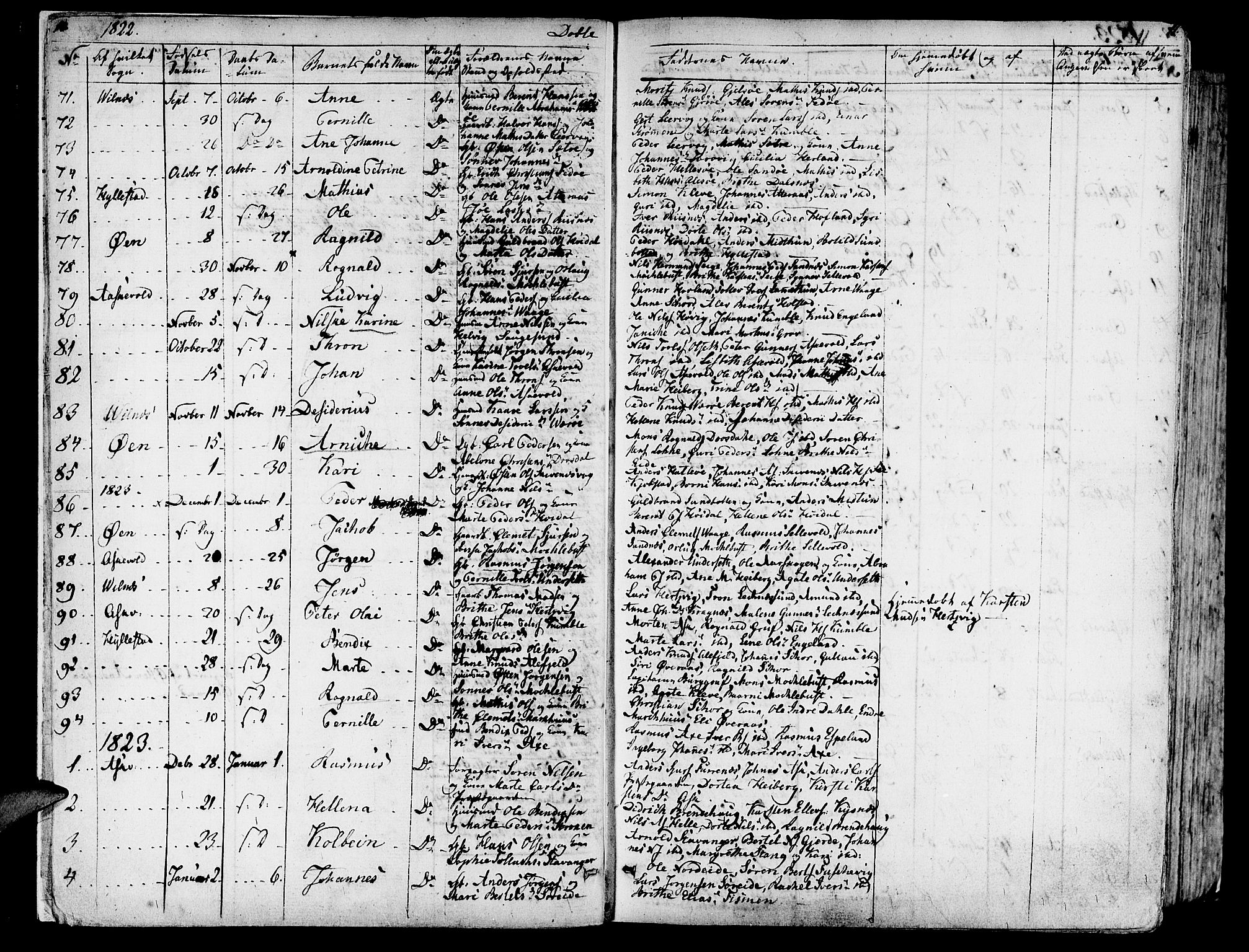 Askvoll sokneprestembete, SAB/A-79501/H/Haa/Haaa/L0010: Parish register (official) no. A 10, 1821-1844, p. 10-11