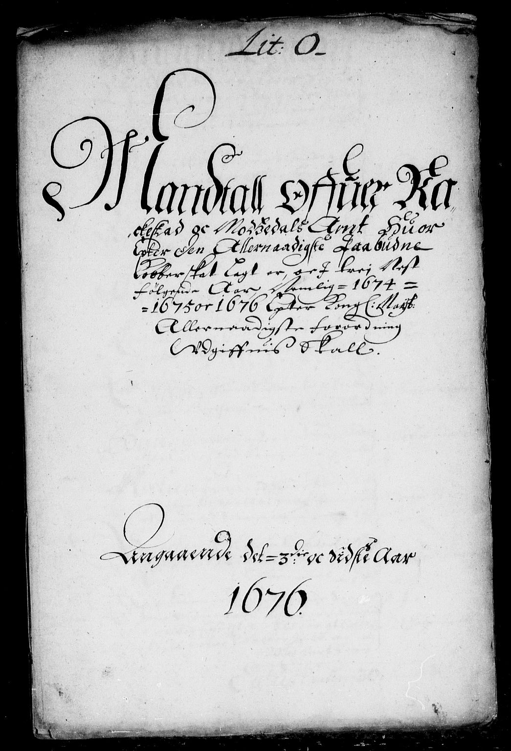 Rentekammeret inntil 1814, Reviderte regnskaper, Stiftamtstueregnskaper, Landkommissariatet på Akershus og Akershus stiftamt, AV/RA-EA-5869/R/Rb/L0122: Akershus stiftamt, 1676