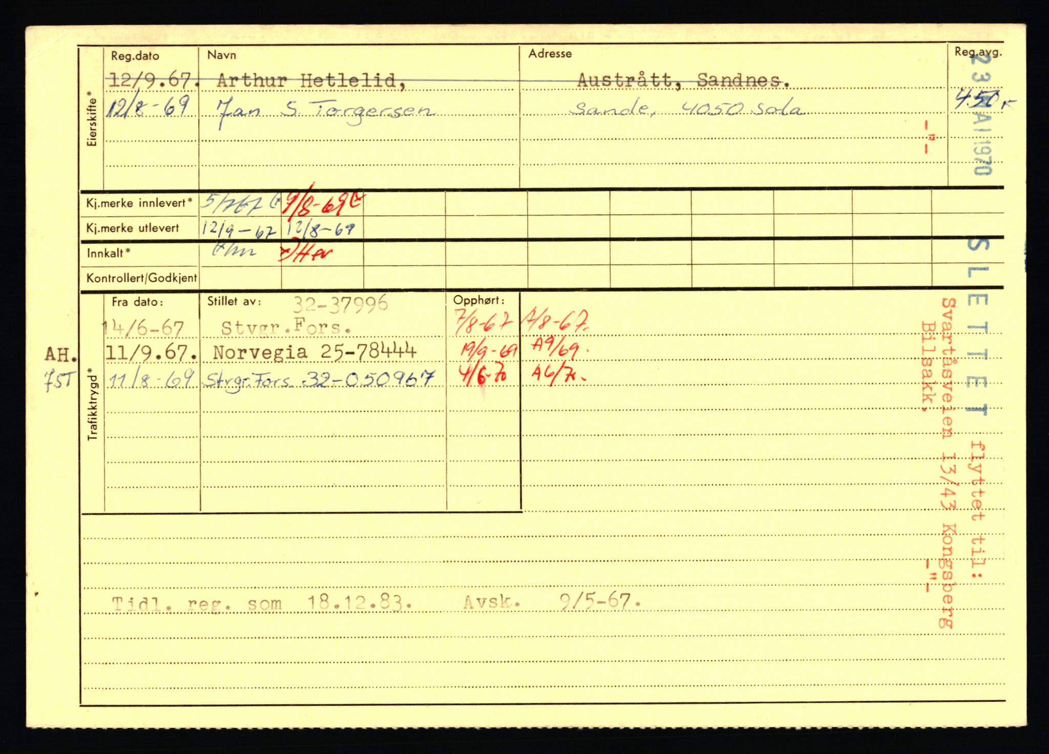 Stavanger trafikkstasjon, AV/SAST-A-101942/0/F/L0066: L-68000 - L-71599, 1930-1971, p. 2092