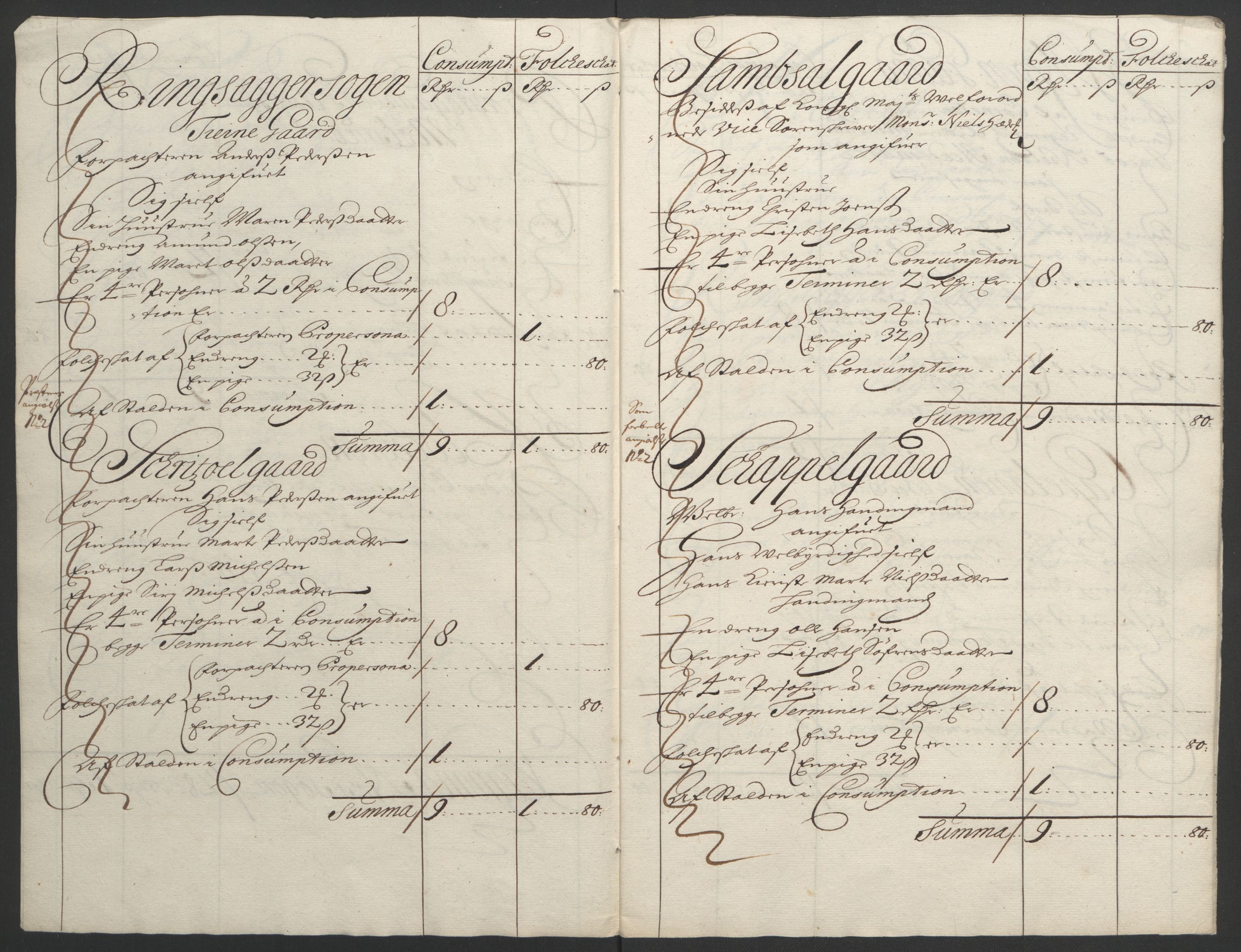 Rentekammeret inntil 1814, Reviderte regnskaper, Fogderegnskap, AV/RA-EA-4092/R16/L1036: Fogderegnskap Hedmark, 1695-1696, p. 356