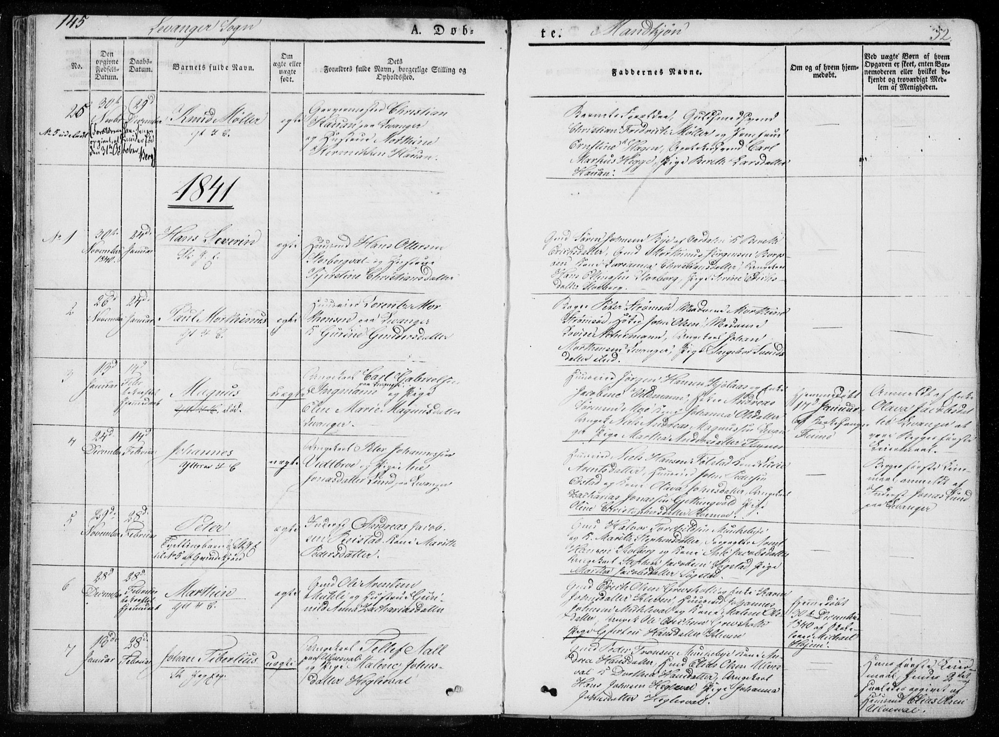 Ministerialprotokoller, klokkerbøker og fødselsregistre - Nord-Trøndelag, SAT/A-1458/720/L0183: Parish register (official) no. 720A01, 1836-1855, p. 32