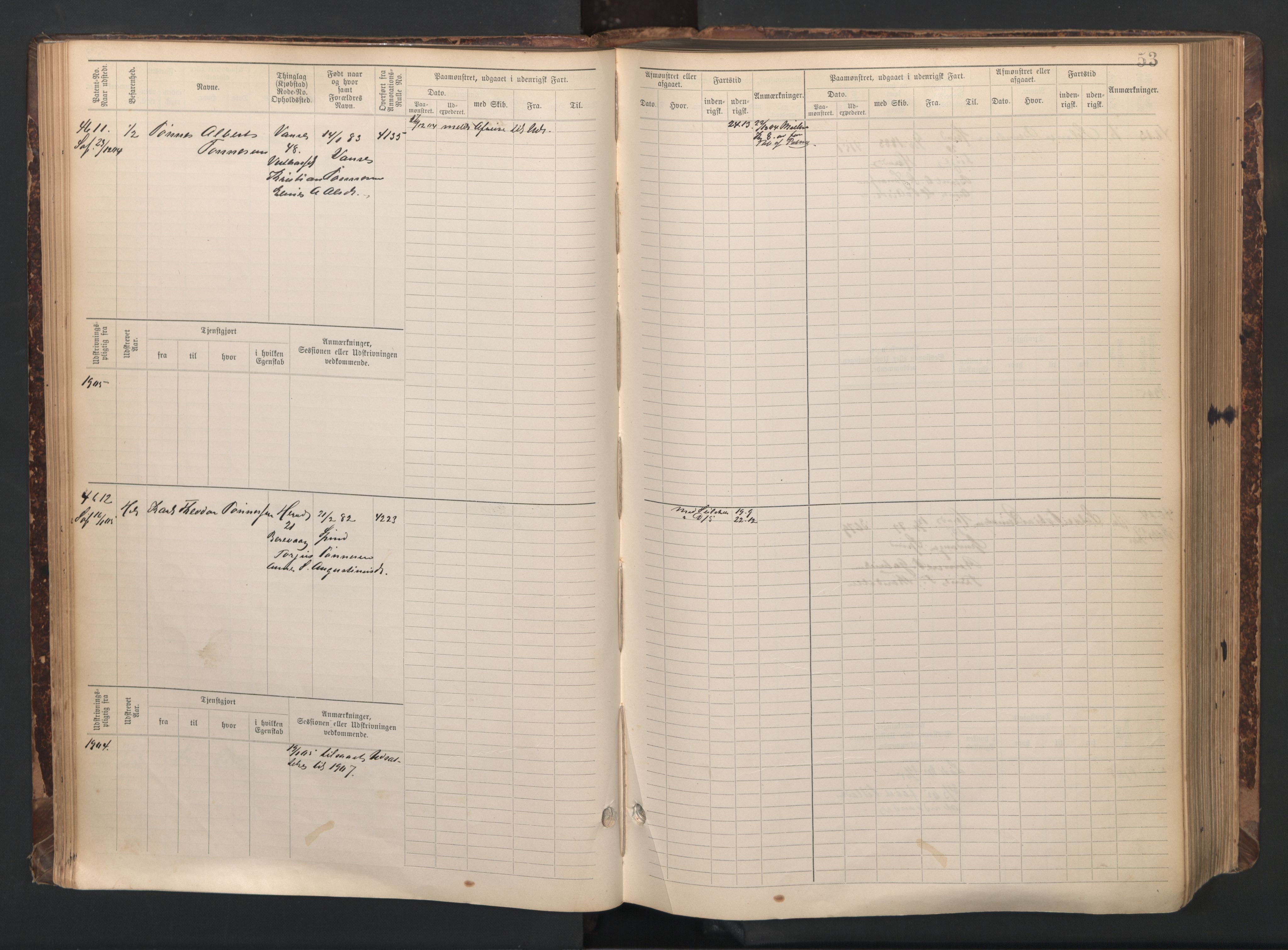 Farsund mønstringskrets, AV/SAK-2031-0017/F/Fb/L0021: Hovedrulle nr 4507-5268, Z-13, 1900-1948, p. 59