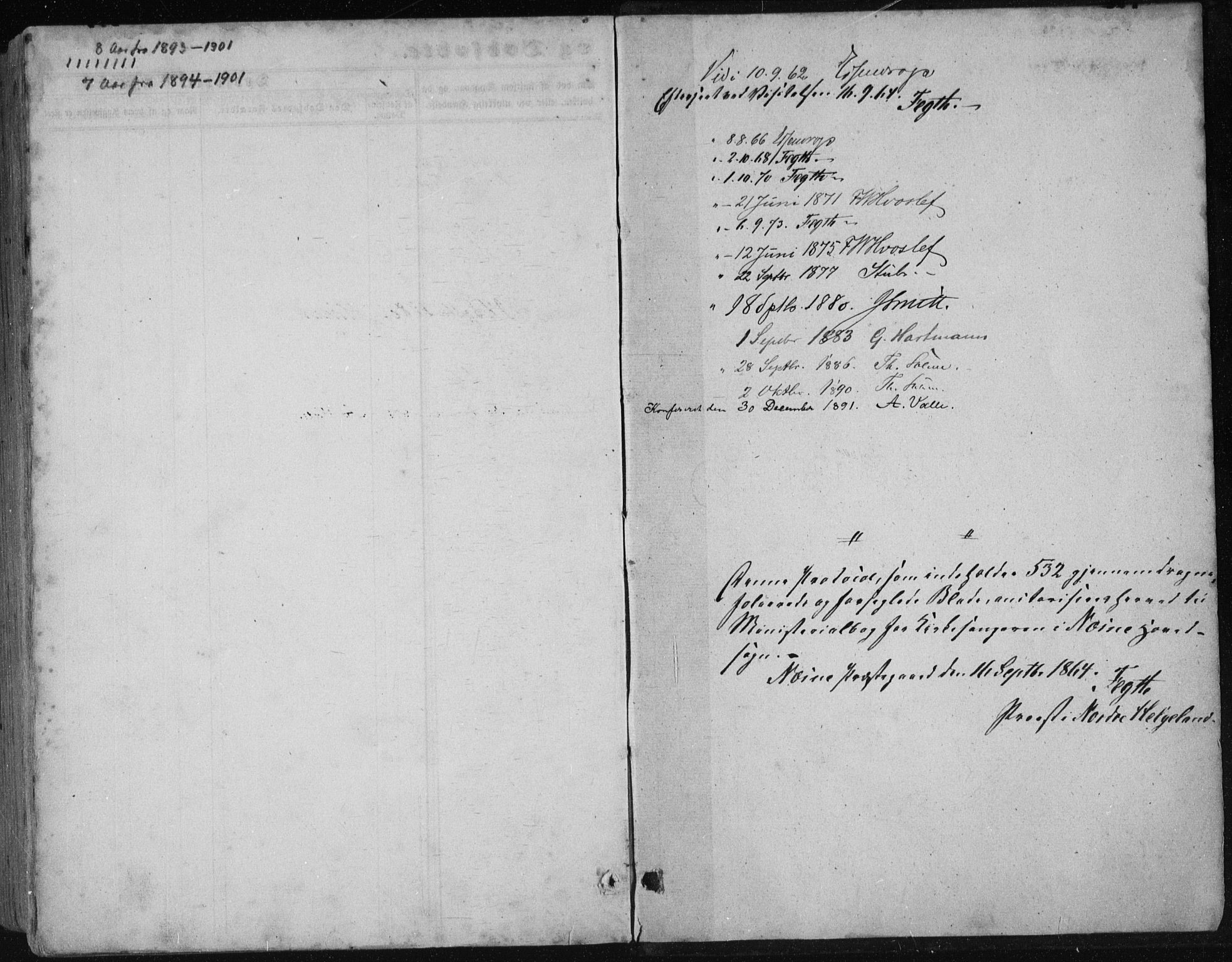 Ministerialprotokoller, klokkerbøker og fødselsregistre - Nordland, AV/SAT-A-1459/838/L0556: Parish register (copy) no. 838C03, 1861-1893