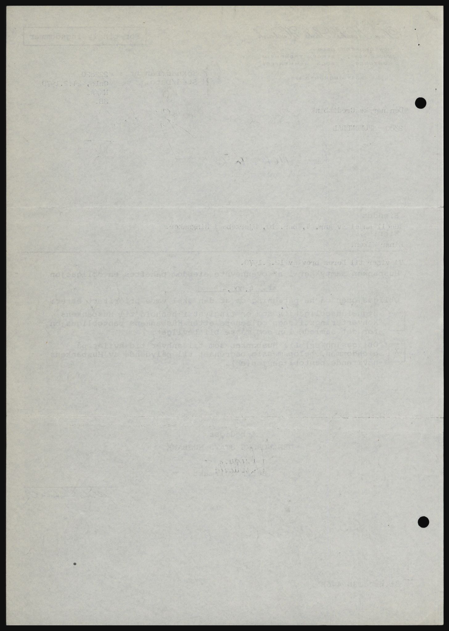 Nord-Hedmark sorenskriveri, SAH/TING-012/H/Hc/L0033: Mortgage book no. 33, 1970-1970, Diary no: : 1167/1970