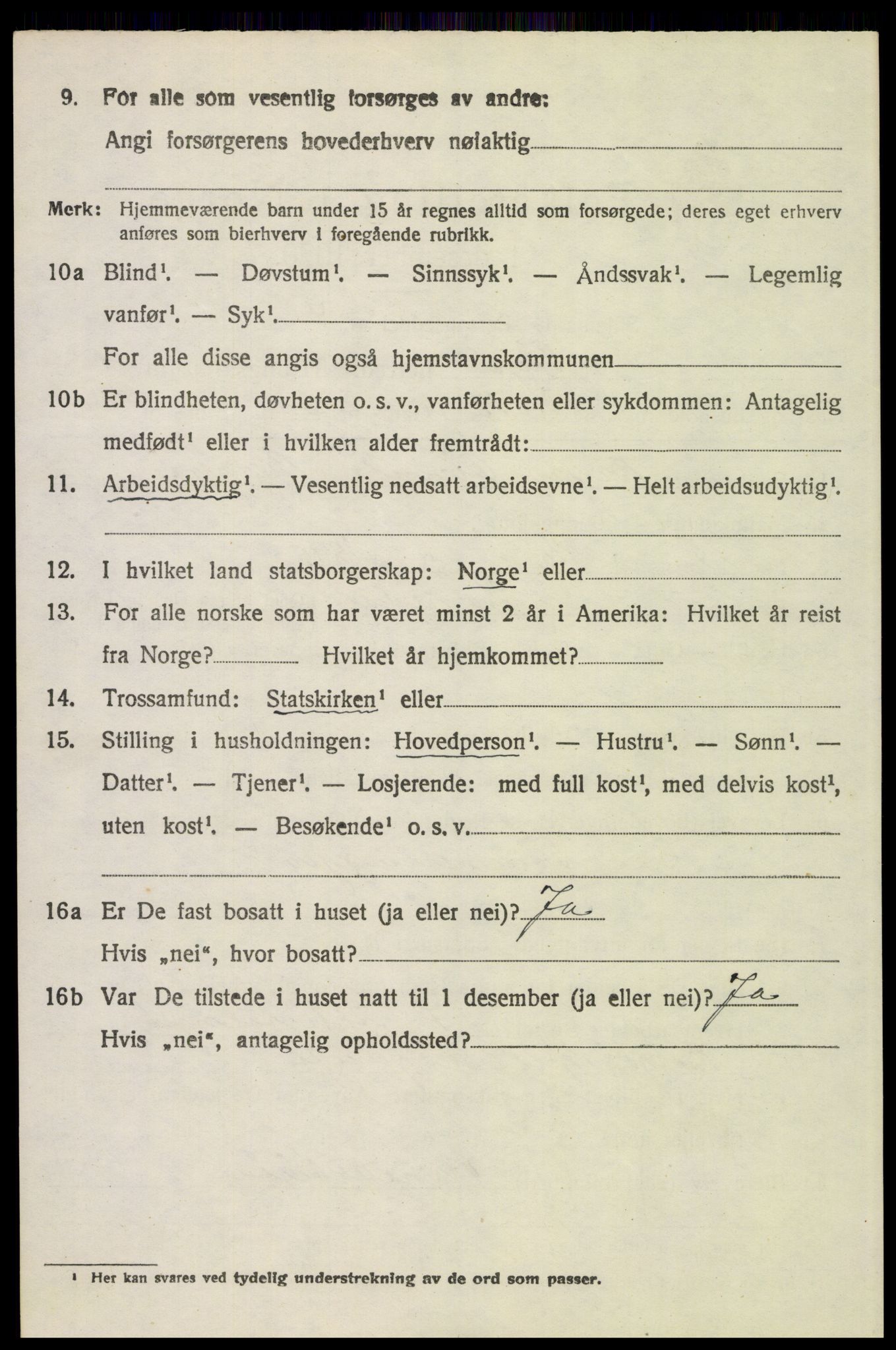 SAH, 1920 census for Trysil, 1920, p. 6682