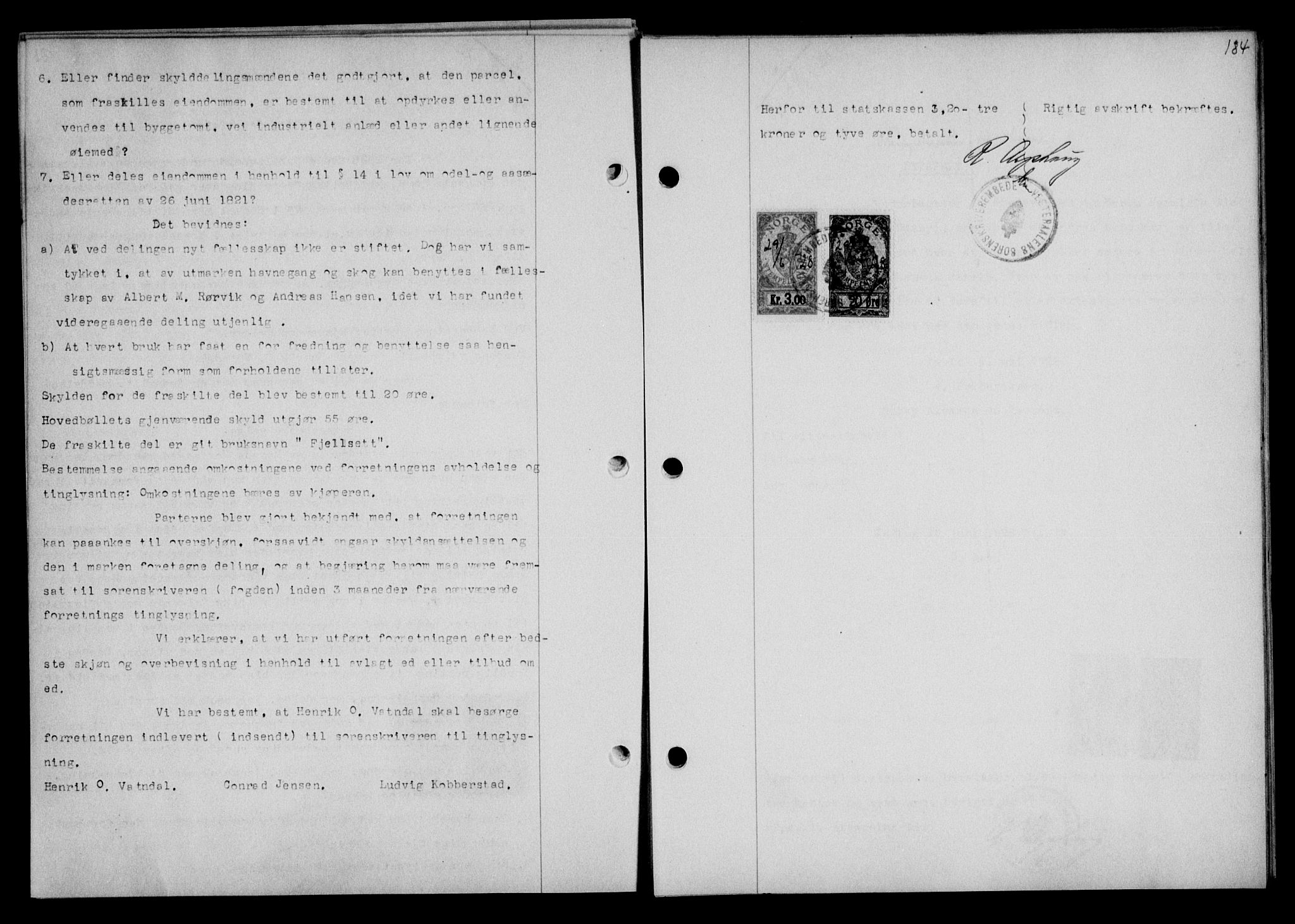 Vesterålen sorenskriveri, SAT/A-4180/1/2/2Ca/L0046: Mortgage book no. 39, 1928-1928, Deed date: 21.06.1928