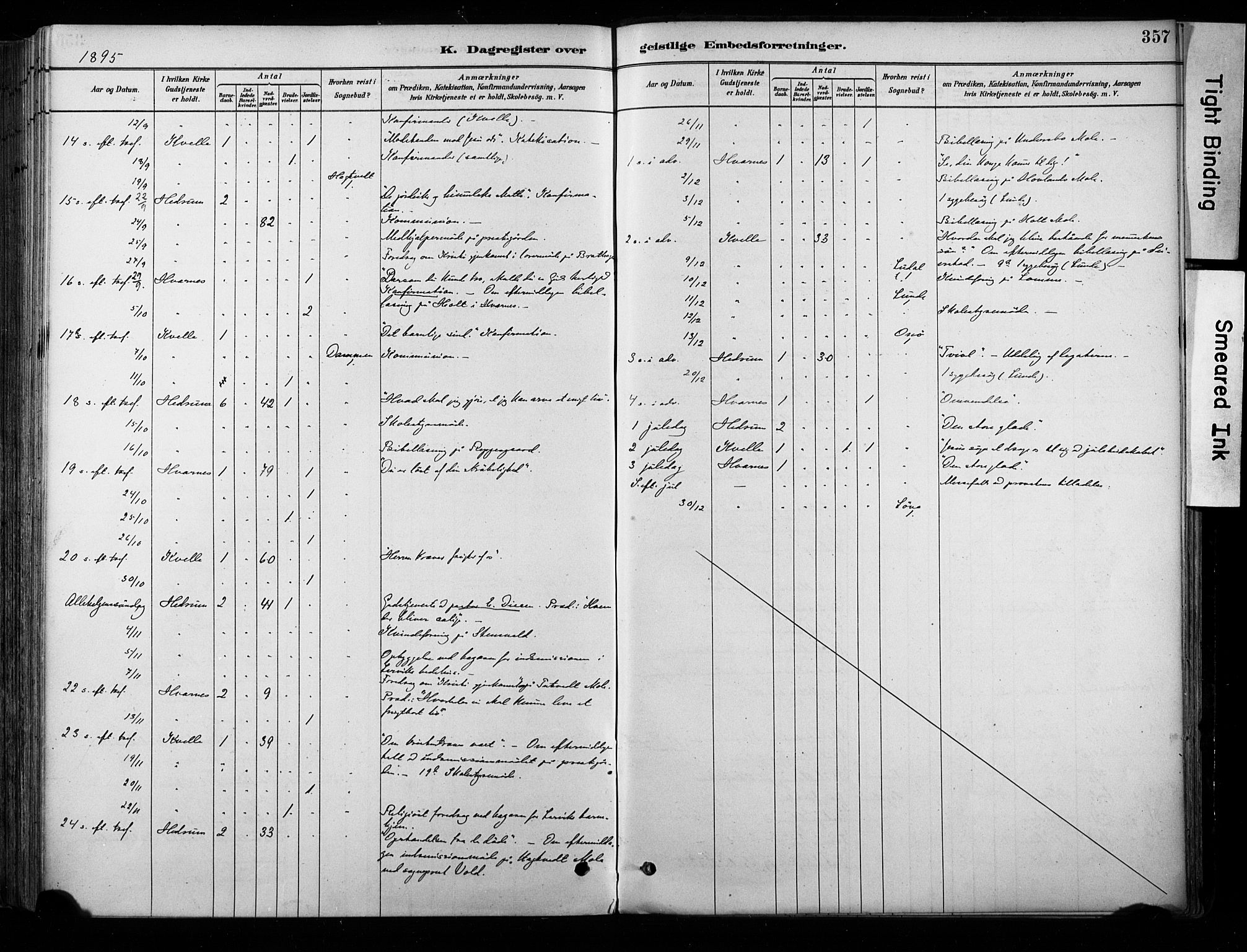 Hedrum kirkebøker, AV/SAKO-A-344/F/Fa/L0009: Parish register (official) no. I 9, 1881-1903, p. 357